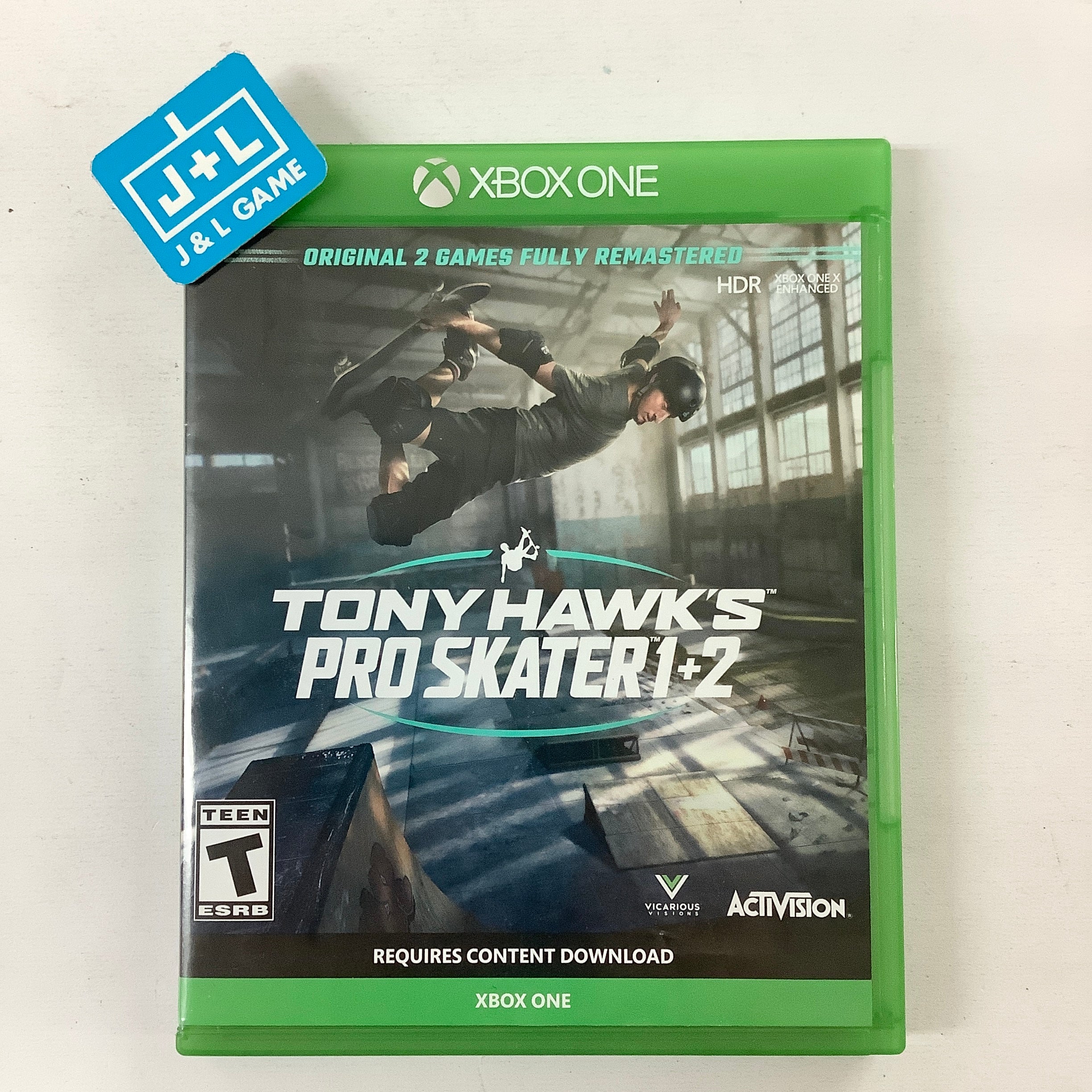 Tony Hawk's Pro Skater 1 + 2 - (XB1) Xbox One [Pre-Owned] Video Games ACTIVISION   