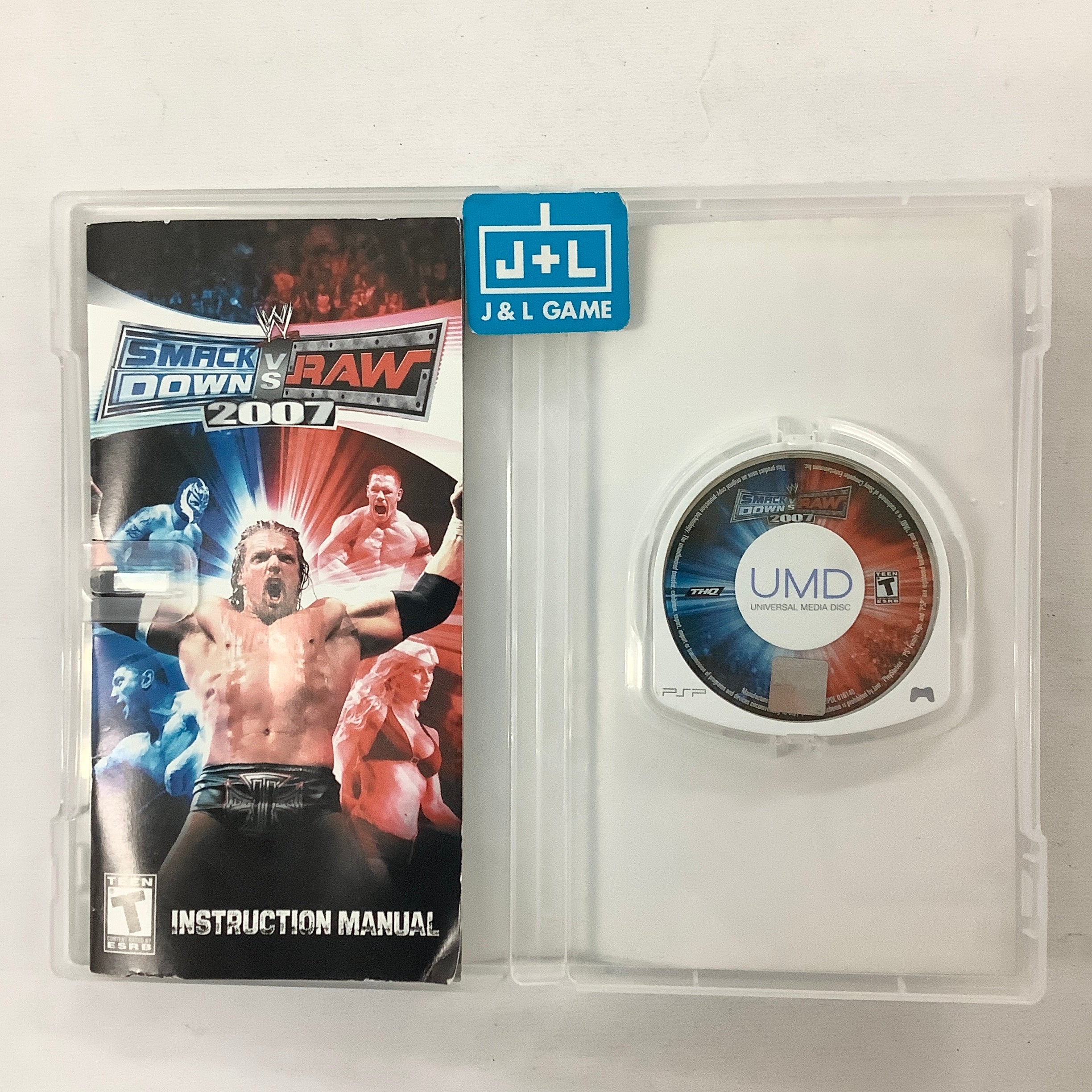 WWE SmackDown vs. Raw 2007 - SONY PSP [Pre-Owned] Video Games THQ   