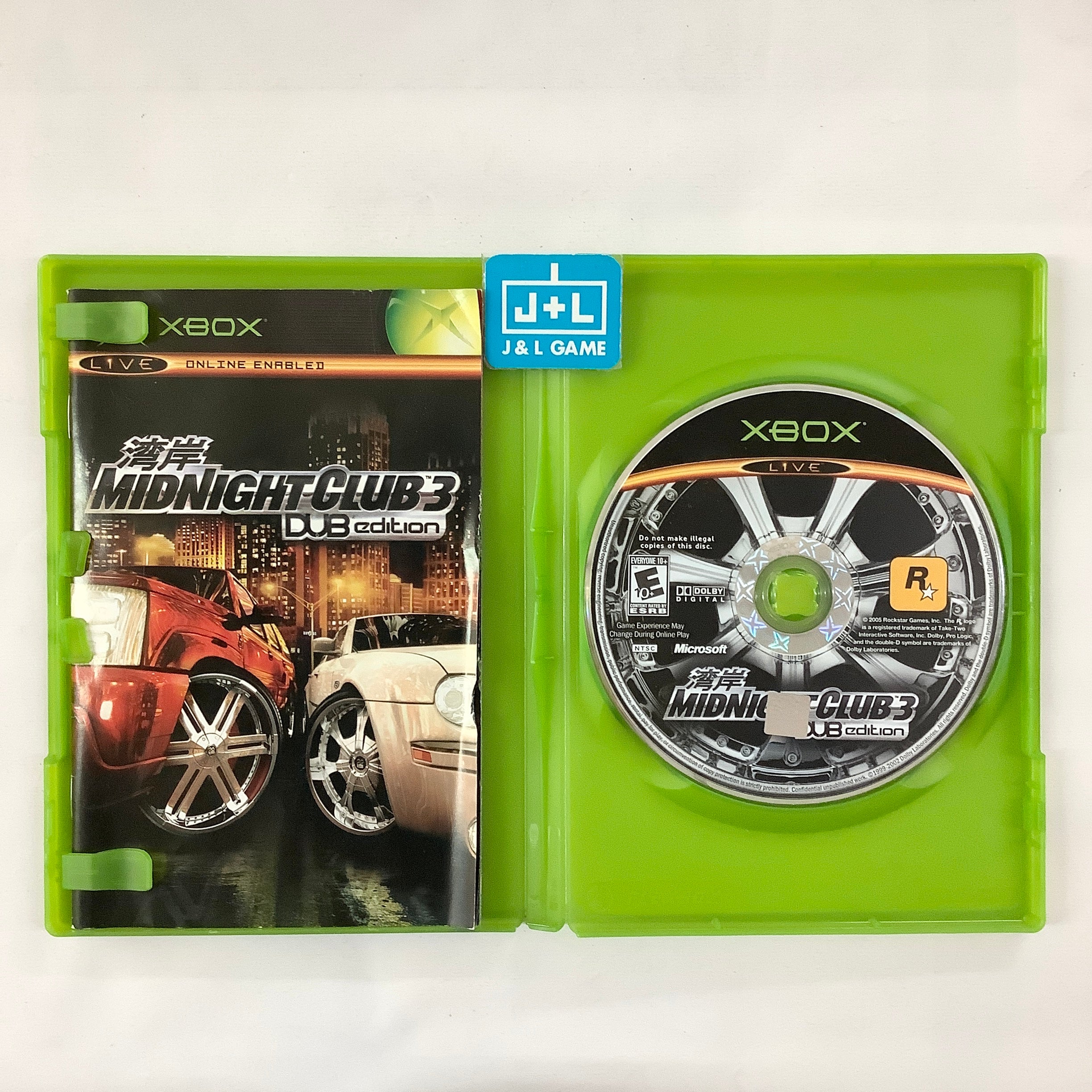 Midnight Club 3: DUB Edition - (XB) Xbox [Pre-Owned] Video Games Rockstar Games   