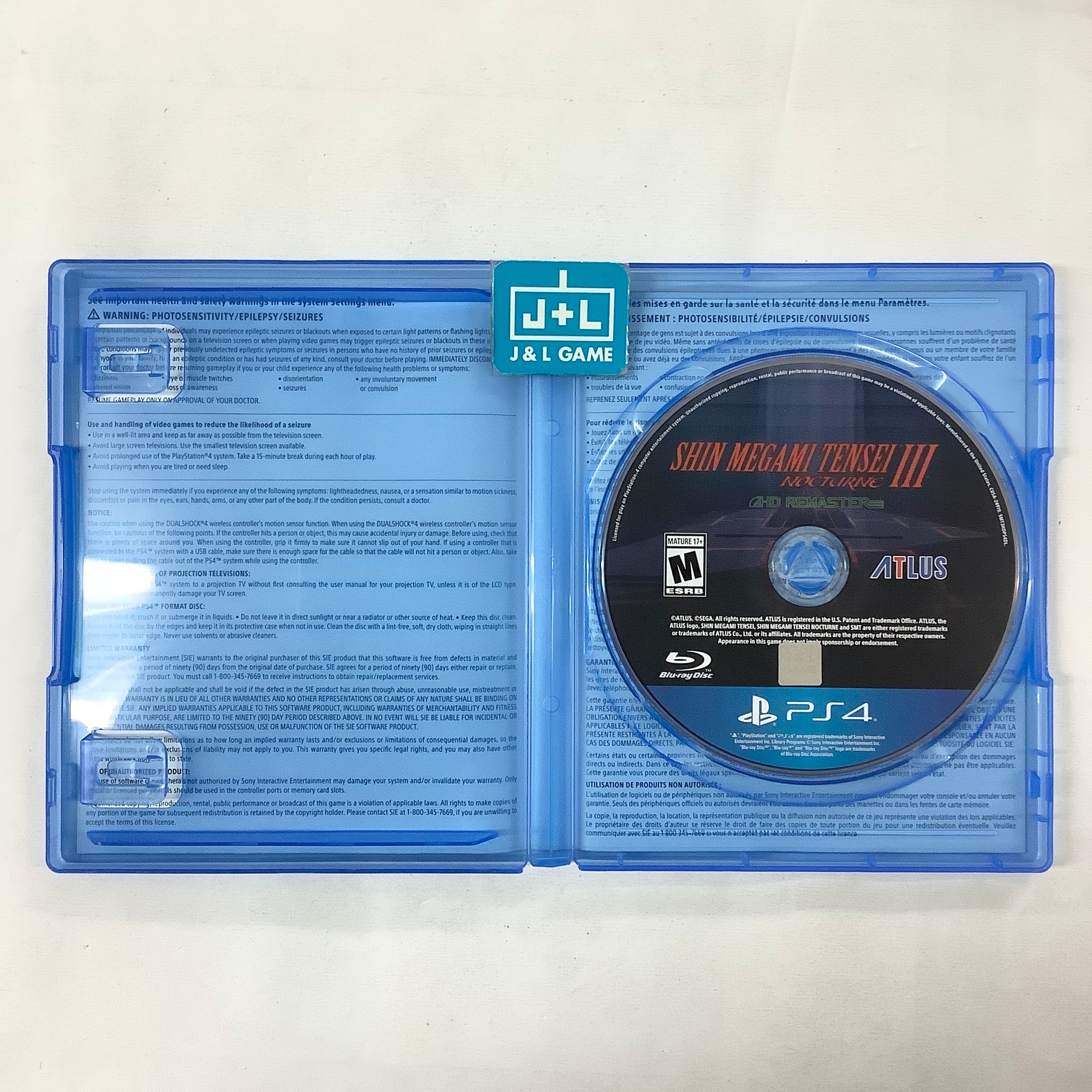 Shin Megami Tensei III: Nocturne HD Remaster - (PS4) PlayStation 4 [Pre-Owned] Video Games SEGA