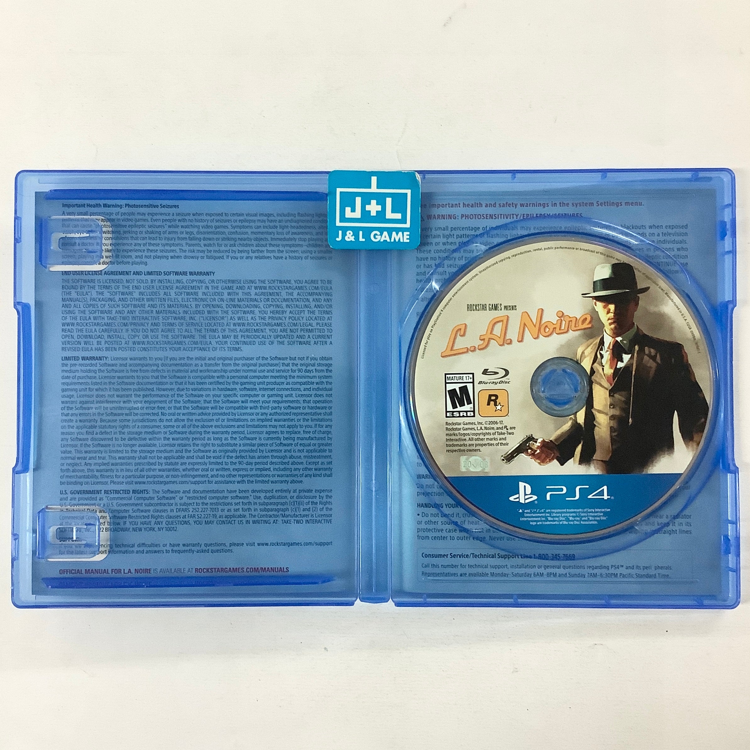 L.A. Noire - (PS4) PlayStation 4 [Pre-Owned] Video Games Rockstar Games