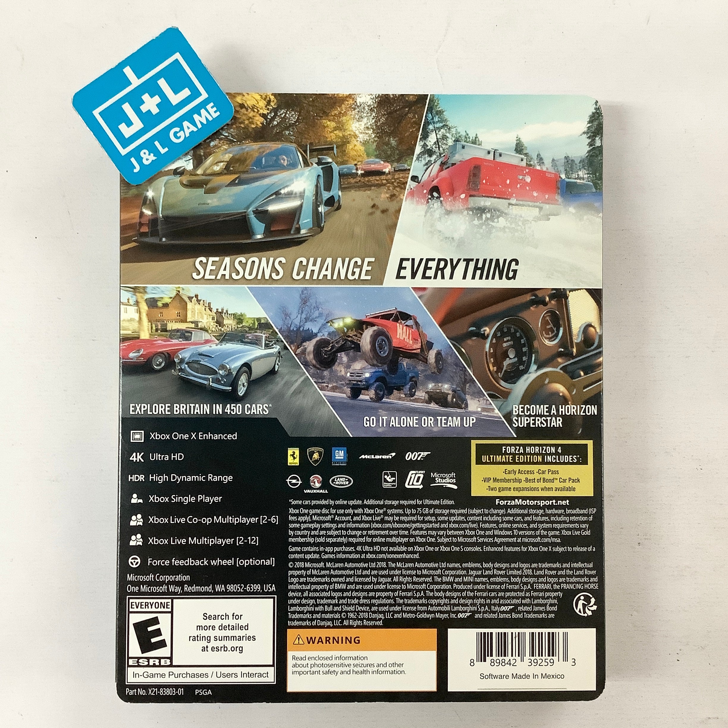 Forza Horizon 4 (Ultimate Edition) – (XB1) Xbox One Video Games Microsoft   