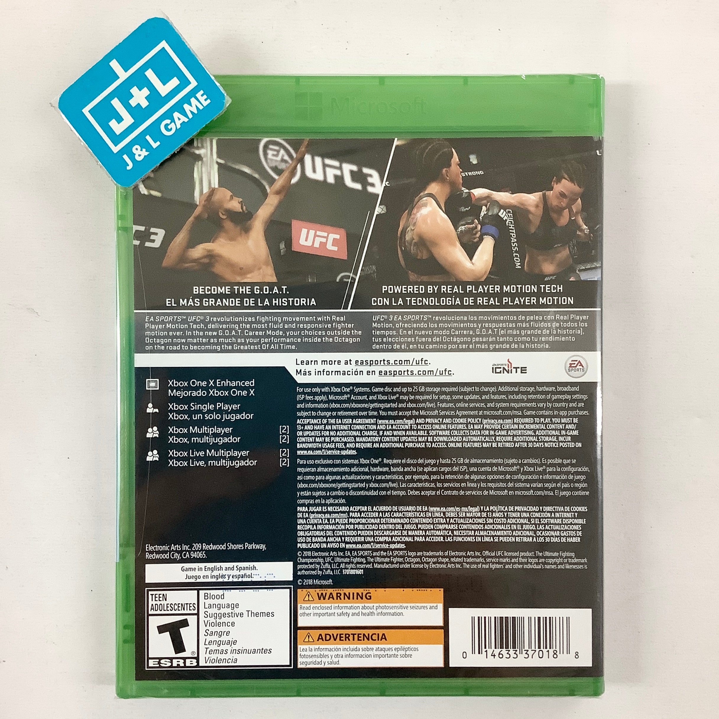 UFC 3 - (XB1) Xbox One Video Games Electronic Arts   