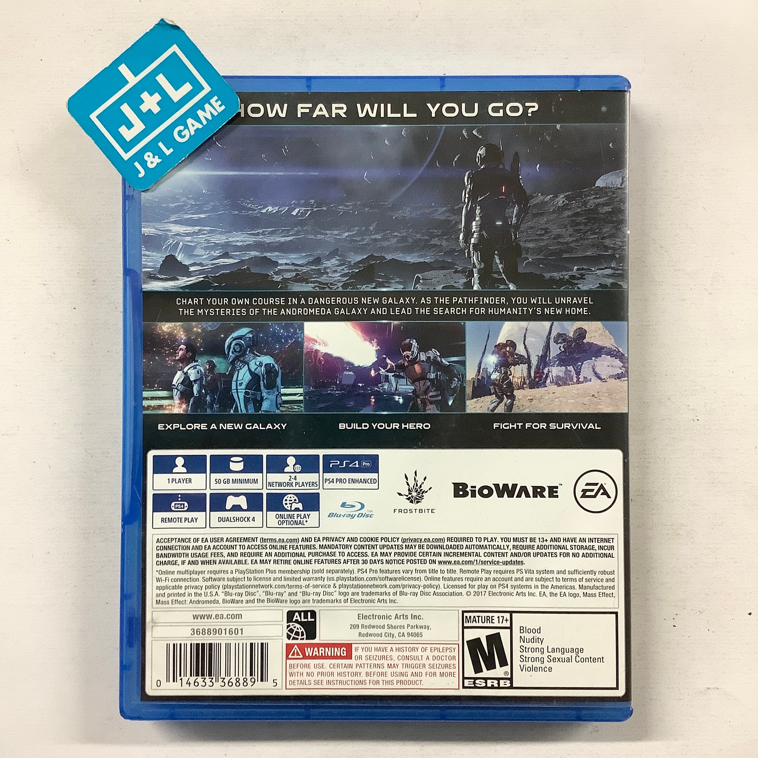 Mass Effect: Andromeda - (PS4) PlayStation 4 [Pre-Owned] Video Games Electronic Arts