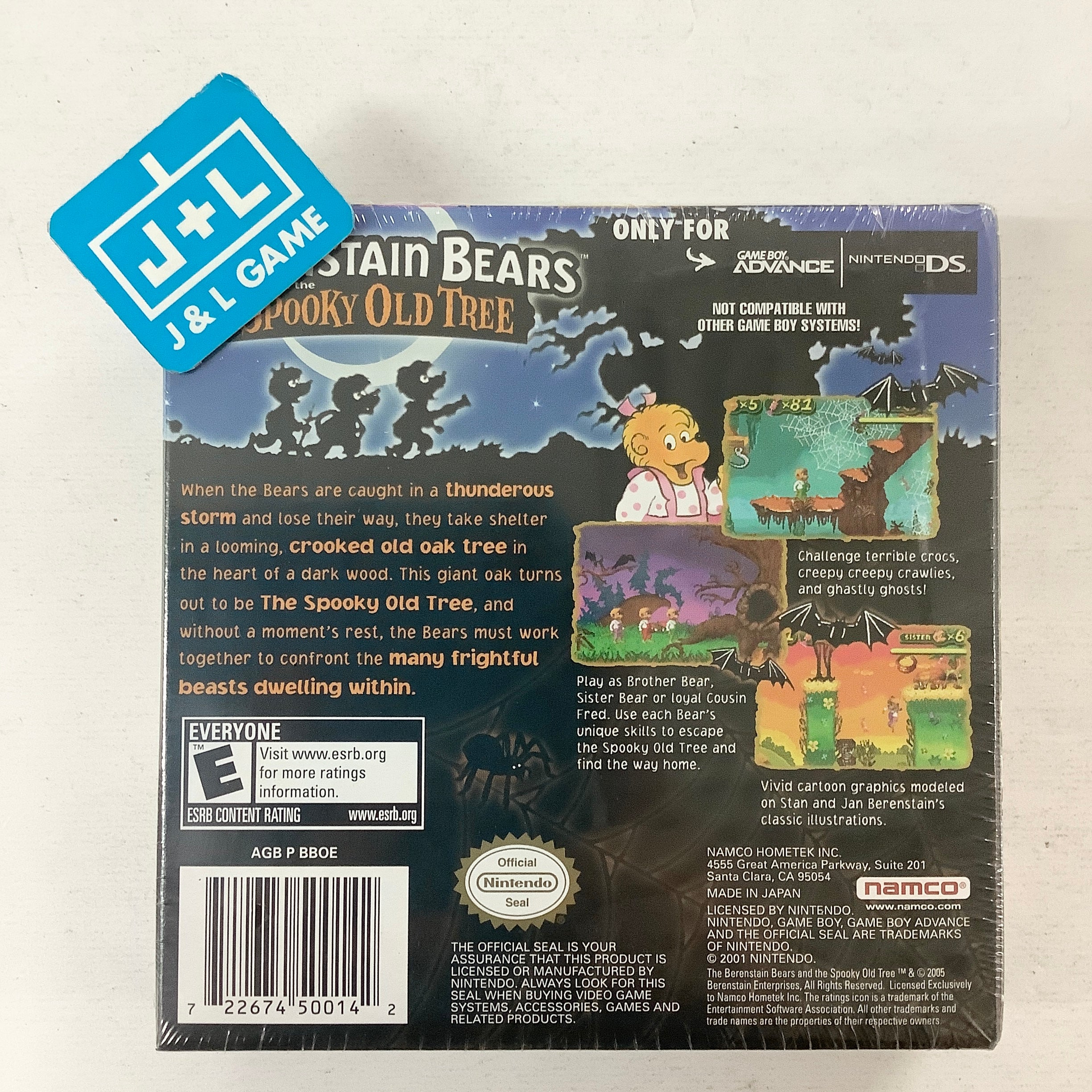 The Berenstain Bears and the Spooky Old Tree - (GBA) Game Boy Advance Video Games Namco   