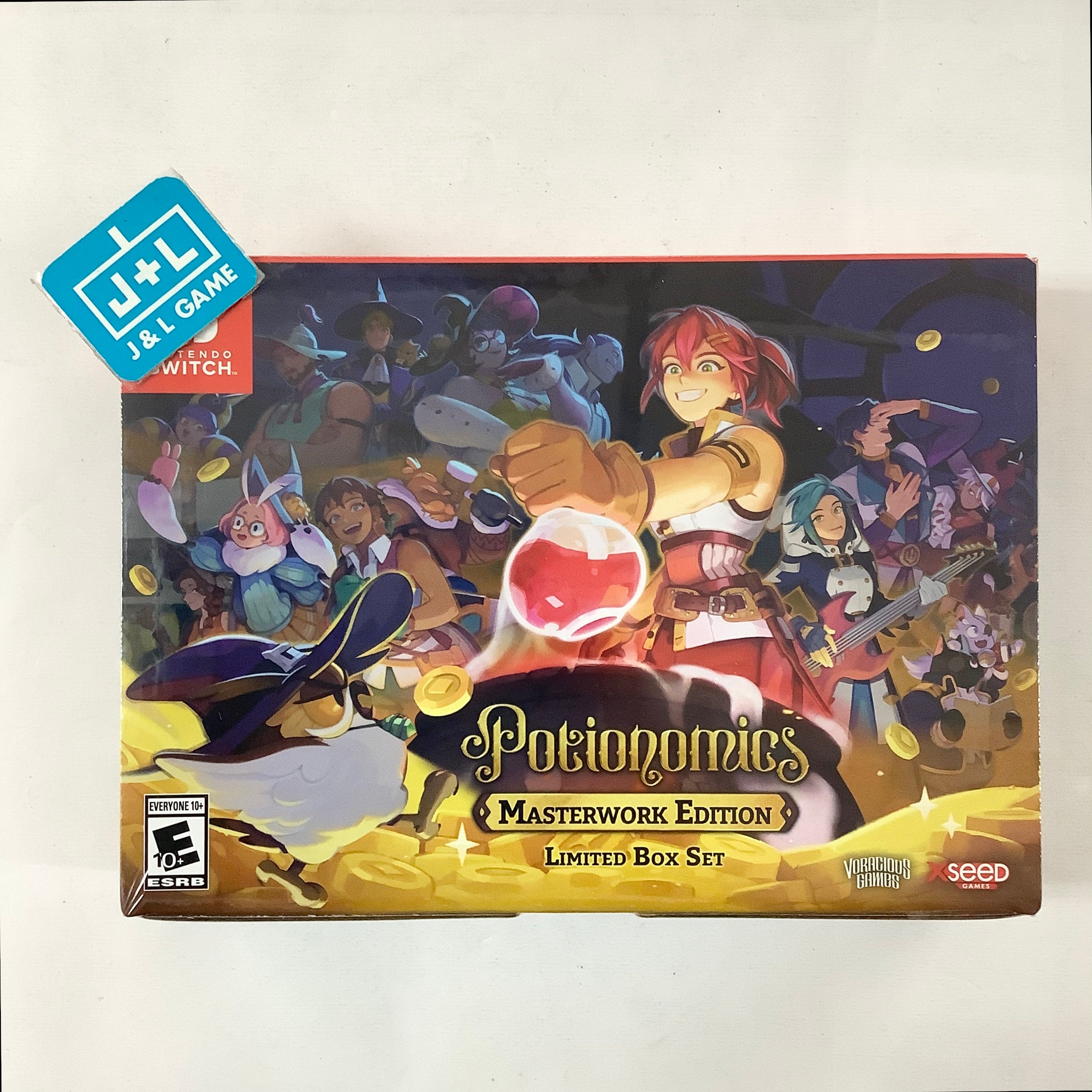 Potionomics (Masterwork Edition - Limited Box Set) - (NSW) Nintendo Switch Video Games XSEED Games   