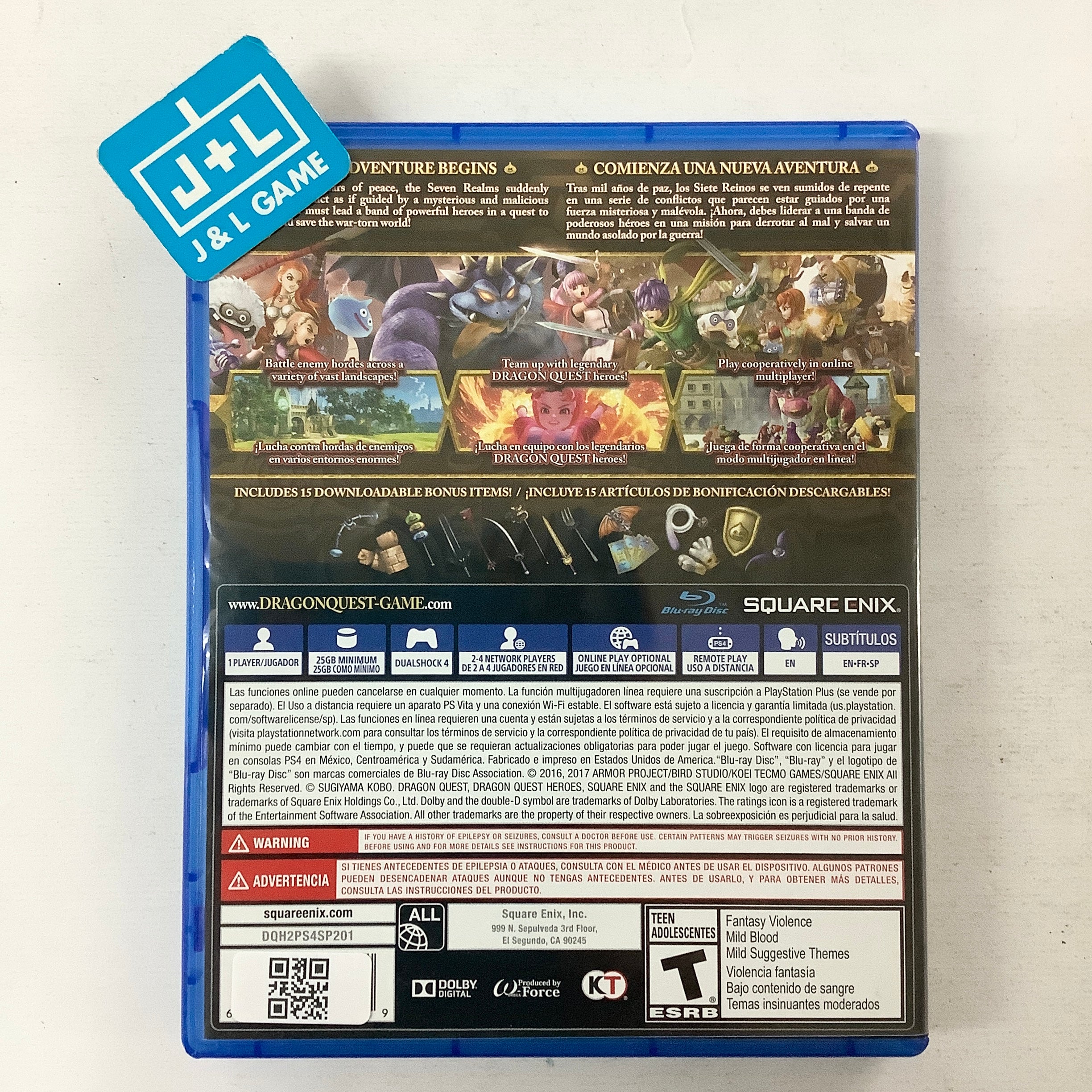 Dragon Quest Heroes II (Explorer's Edition) - (PS4) PlayStation 4 [Pre-Owned] Video Games Square Enix   