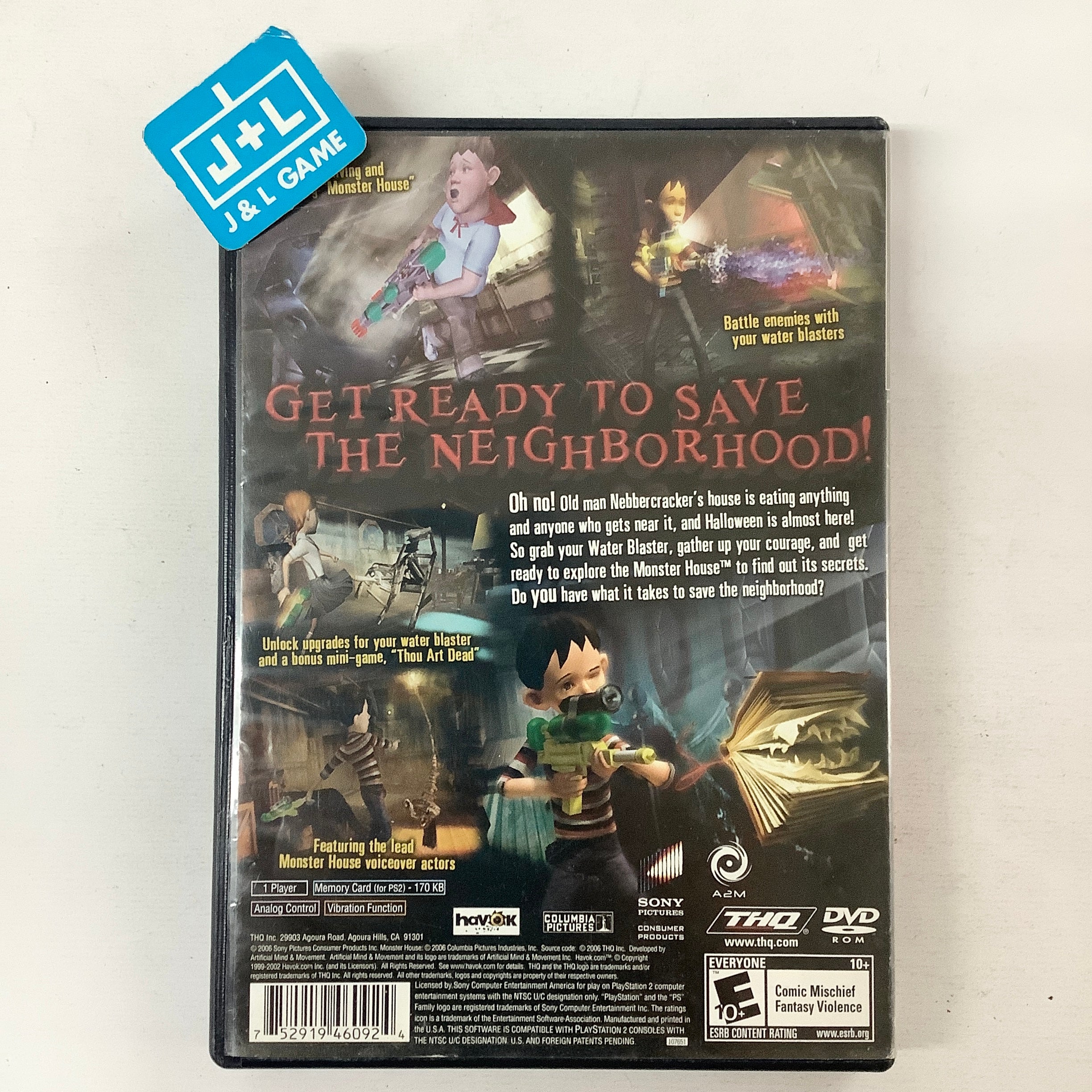 Monster House - (PS2) PlayStation 2 [Pre-Owned] Video Games THQ   