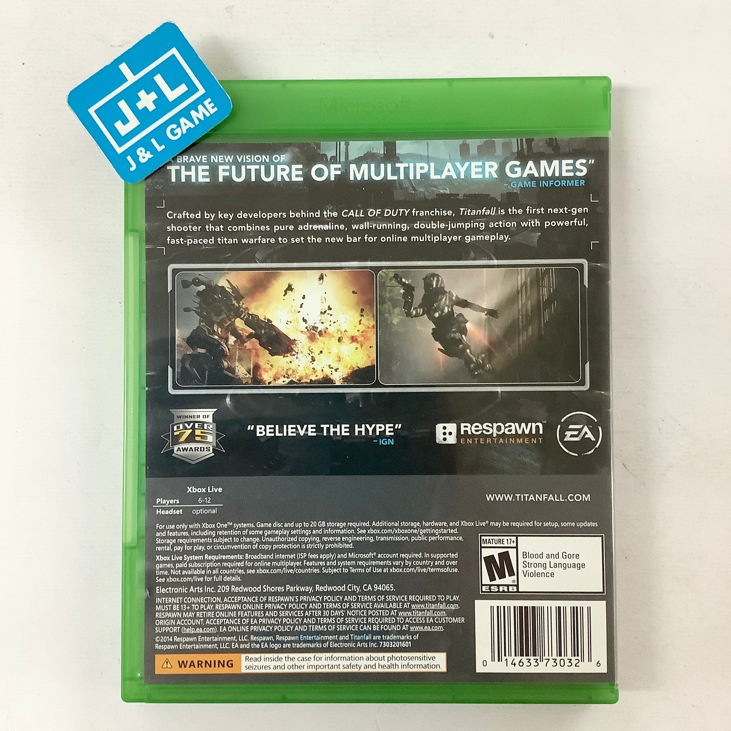 Titanfall - (XB1) Xbox One [Pre-Owned] Video Games Electronic Arts   