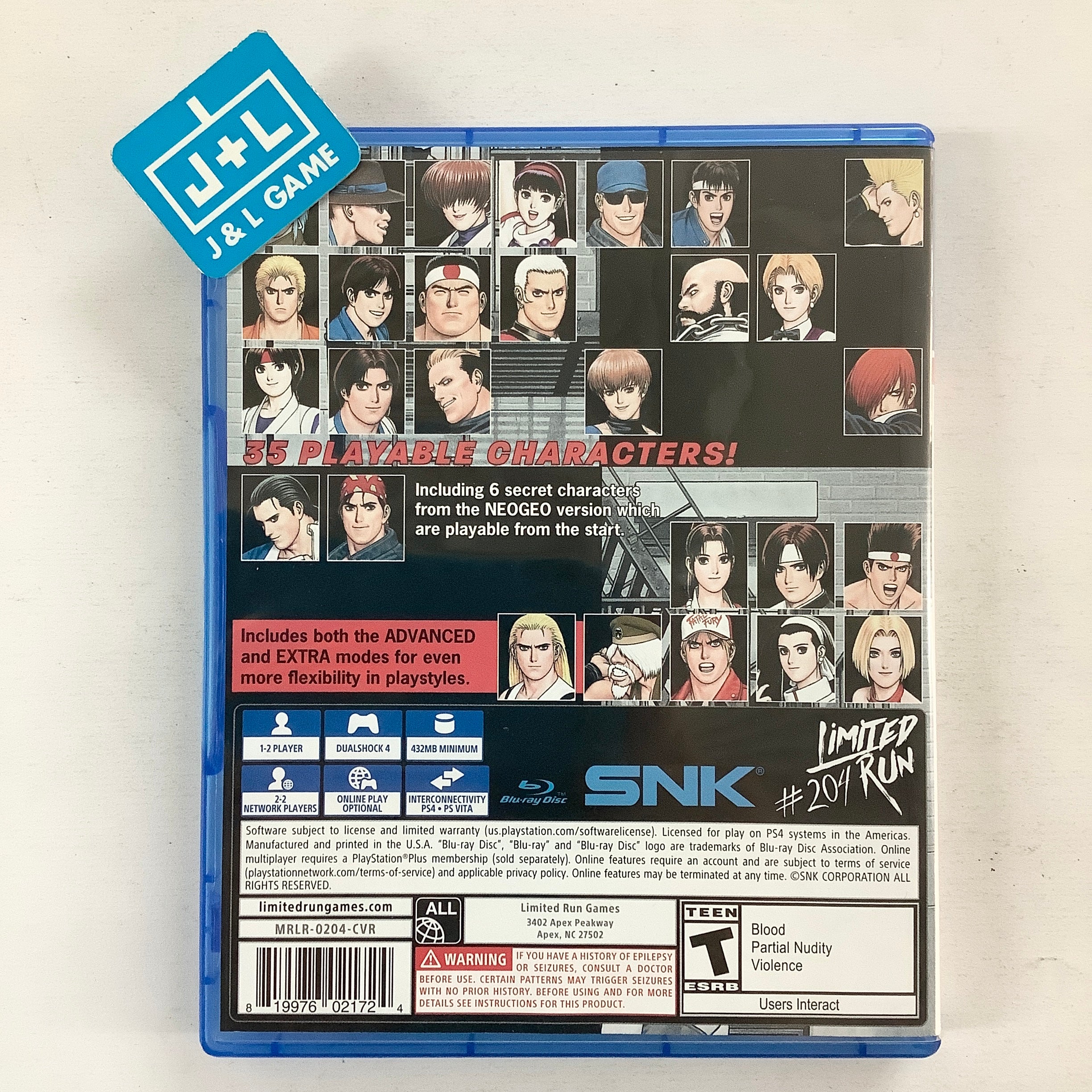 The King of Fighters '97 Global Match (Limited Run #204) - PlayStation 4 [Pre-Owned] Video Games Limited Run   