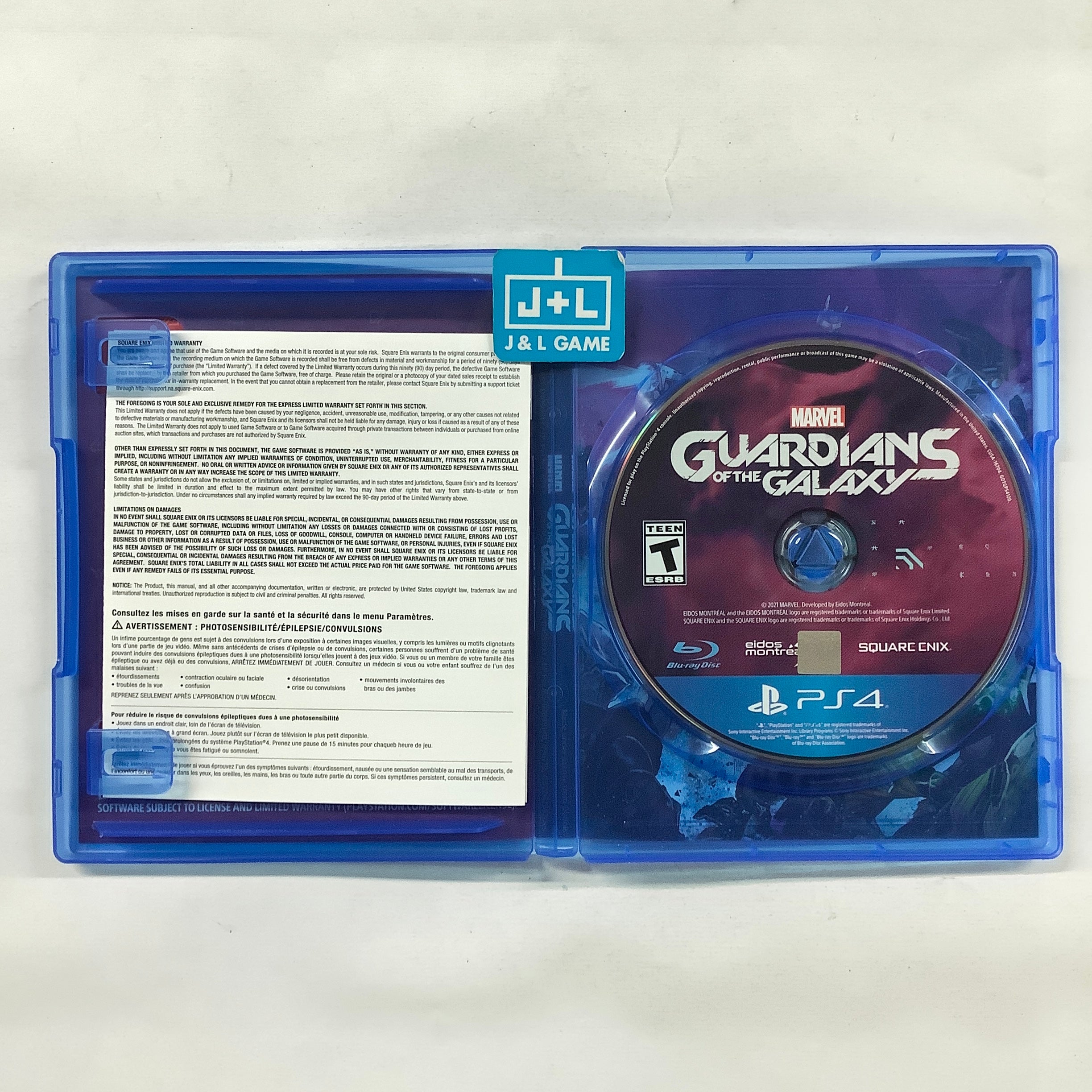 Marvel's Guardians of the Galaxy - (PS4) PlayStation 4 [Pre-Owned] Video Games Square Enix