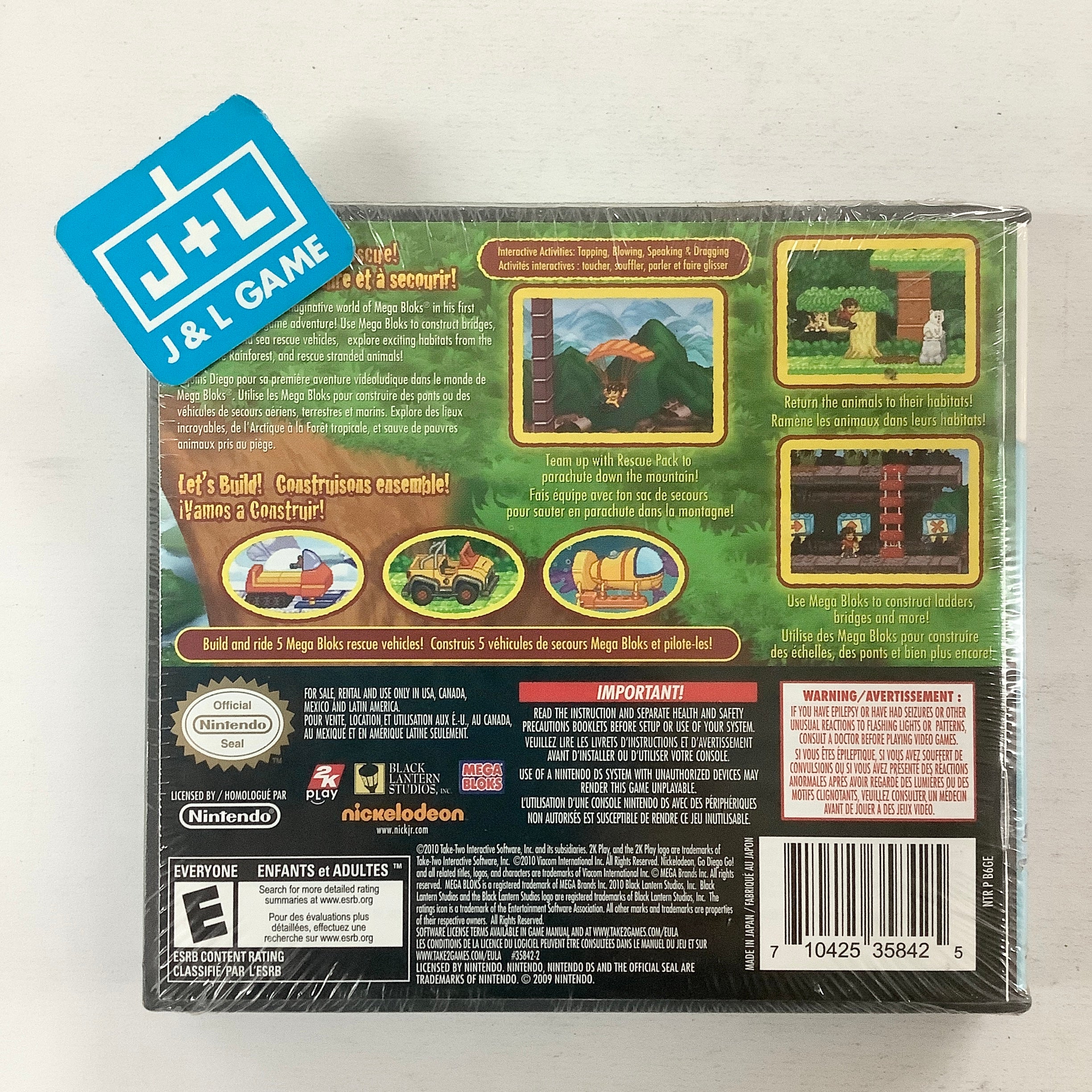 Diego's Build and Rescue - (NDS) Nintendo DS Video Games Take-Two Interactive   