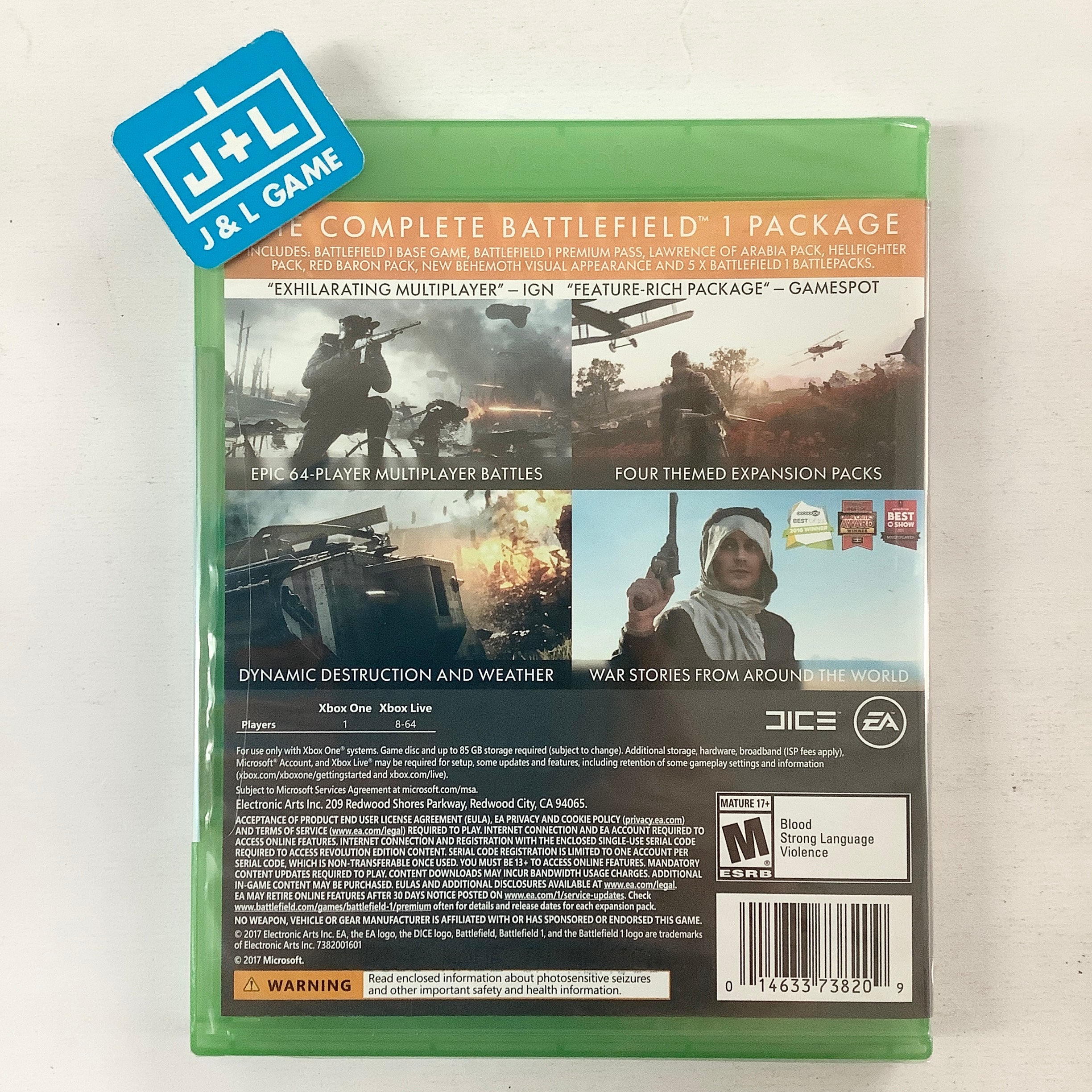 Battlefield 1: Revolution - (XB1) Xbox One Video Games Electronic Arts   