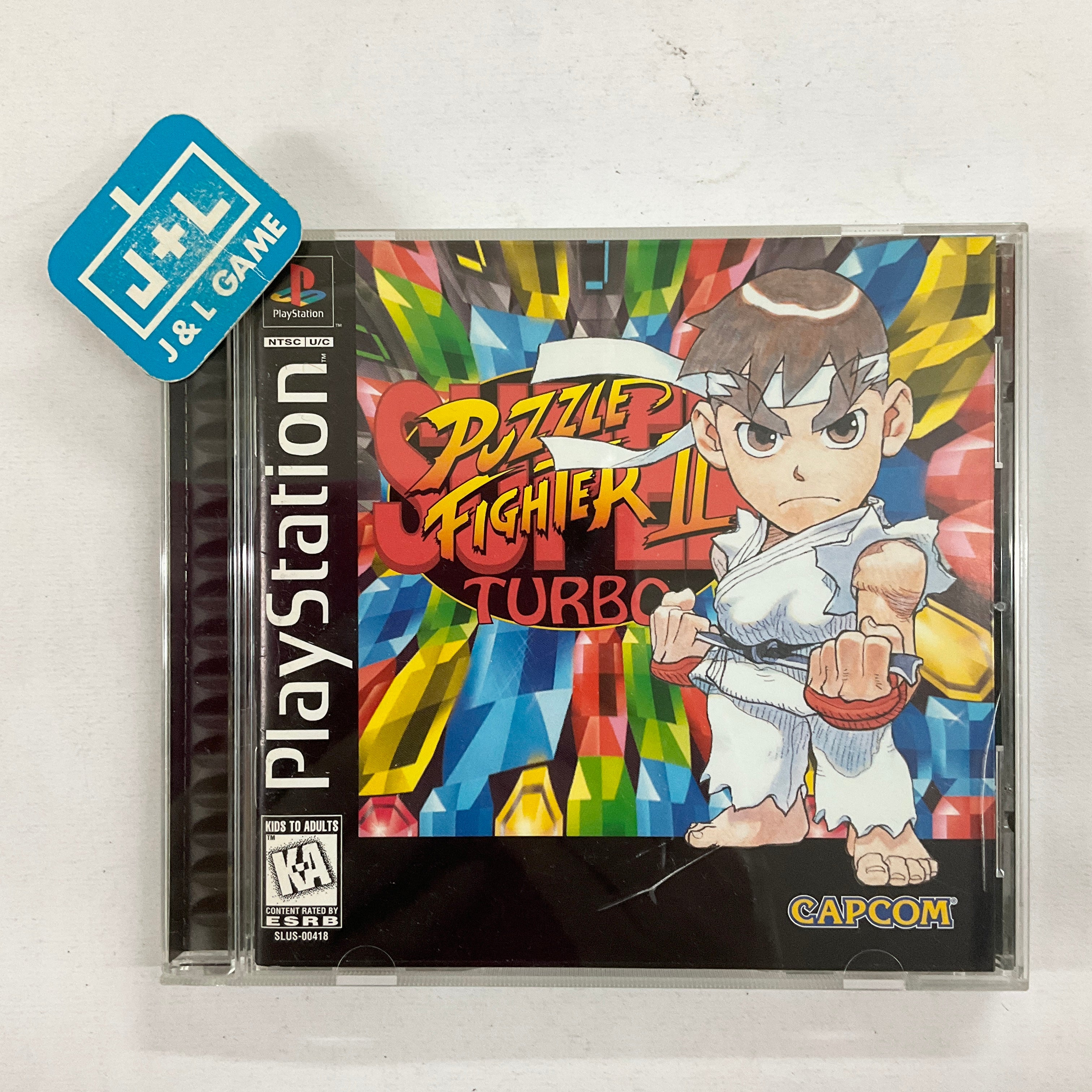 Super Puzzle Fighter II Turbo - (PS1) PlayStation 1 [Pre-Owned] Video Games Capcom   