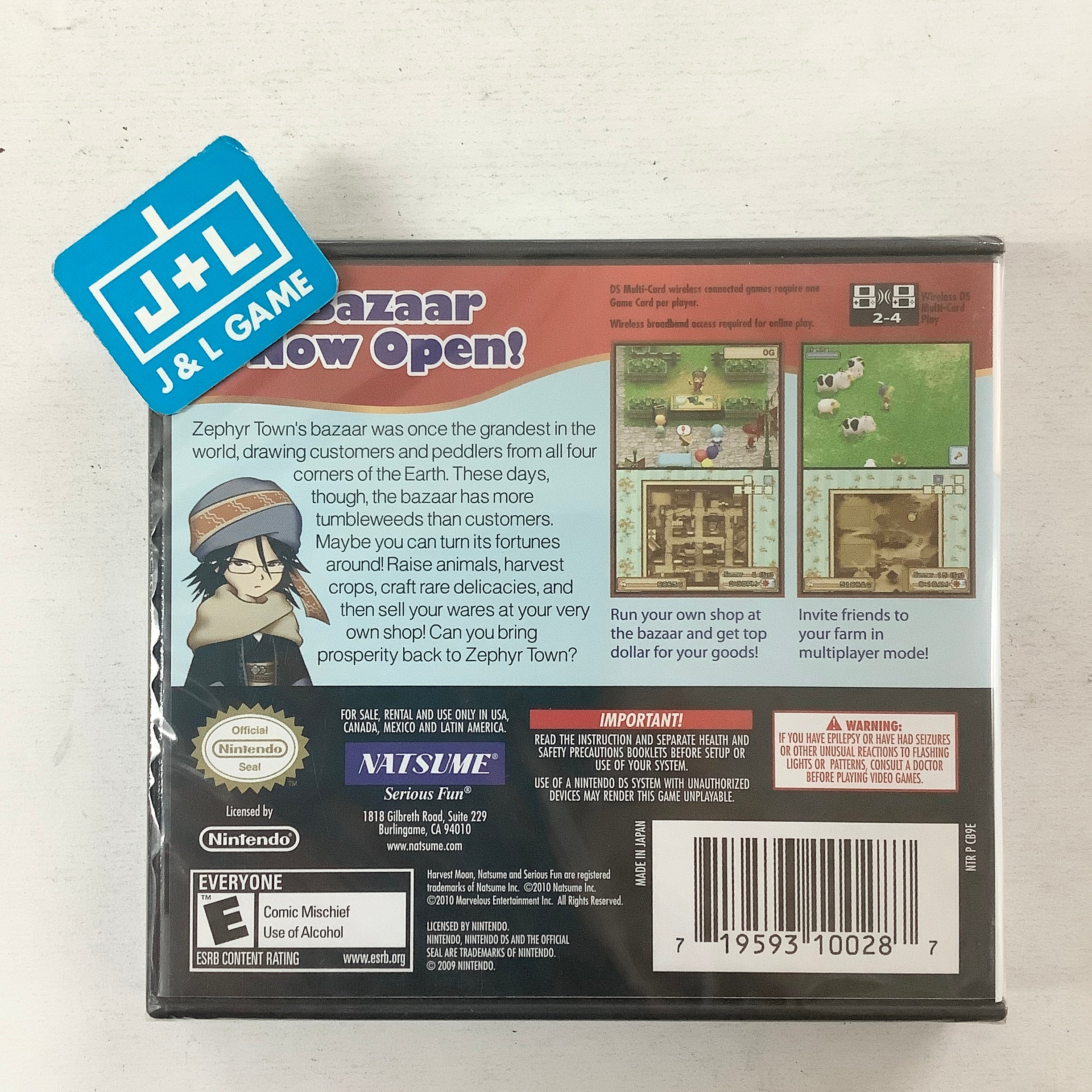 Harvest Moon DS: Grand Bazaar - (NDS) Nintendo DS Video Games Marvelous Entertainment   