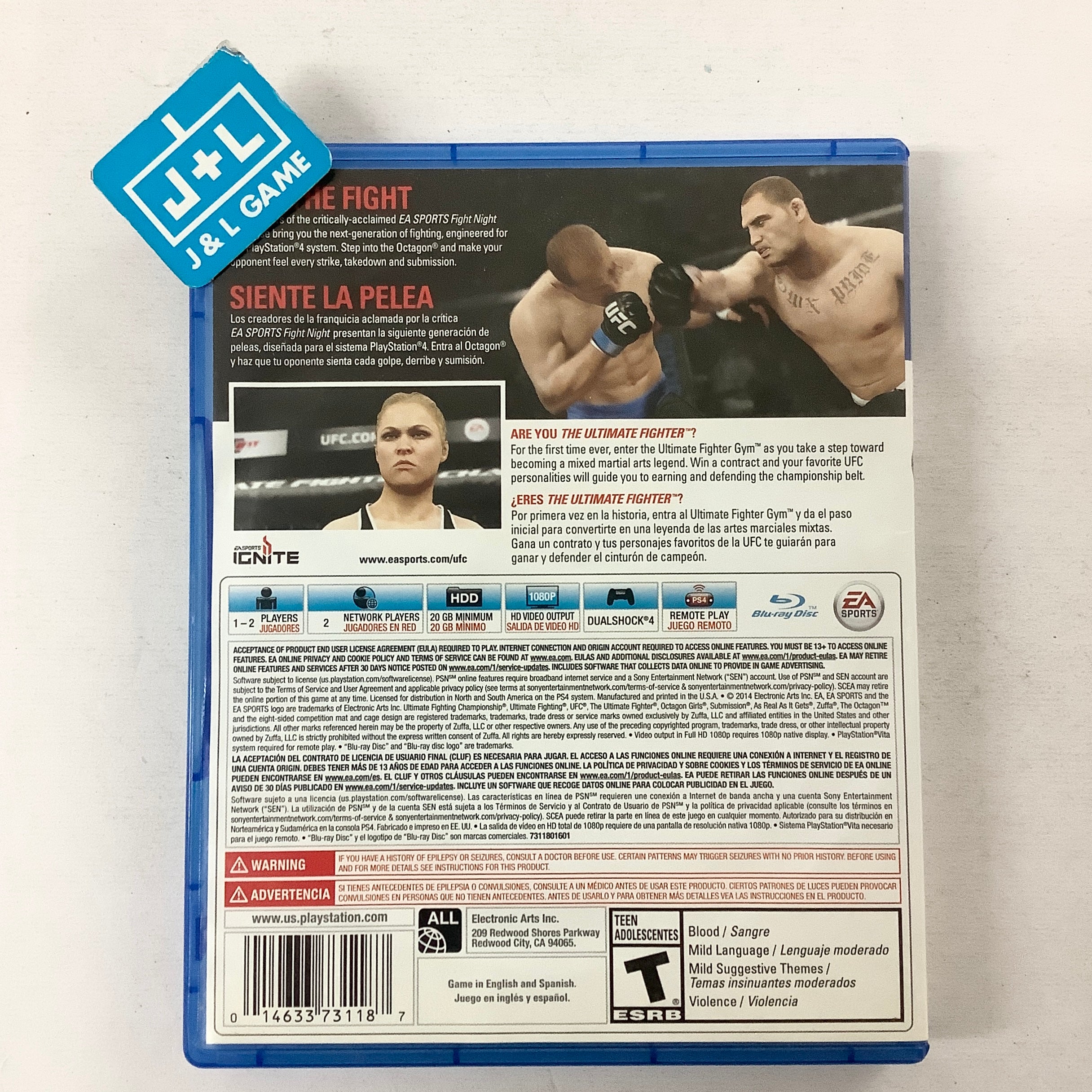 UFC - (PS4) PlayStation 4 [Pre-Owned] Video Games Electronic Arts