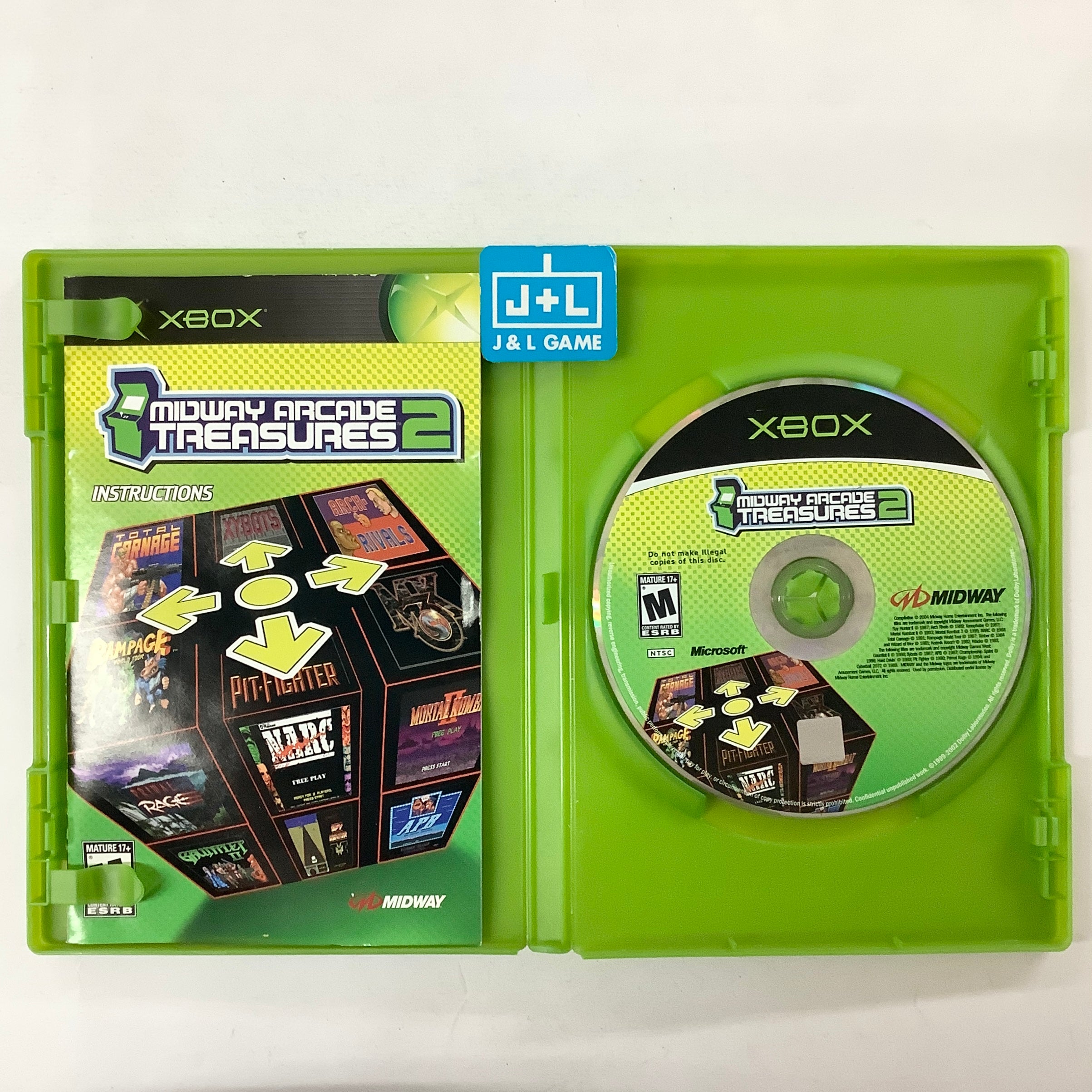 Midway Arcade Treasures 2 - (XB) Xbox [Pre-Owned] Video Games Midway   