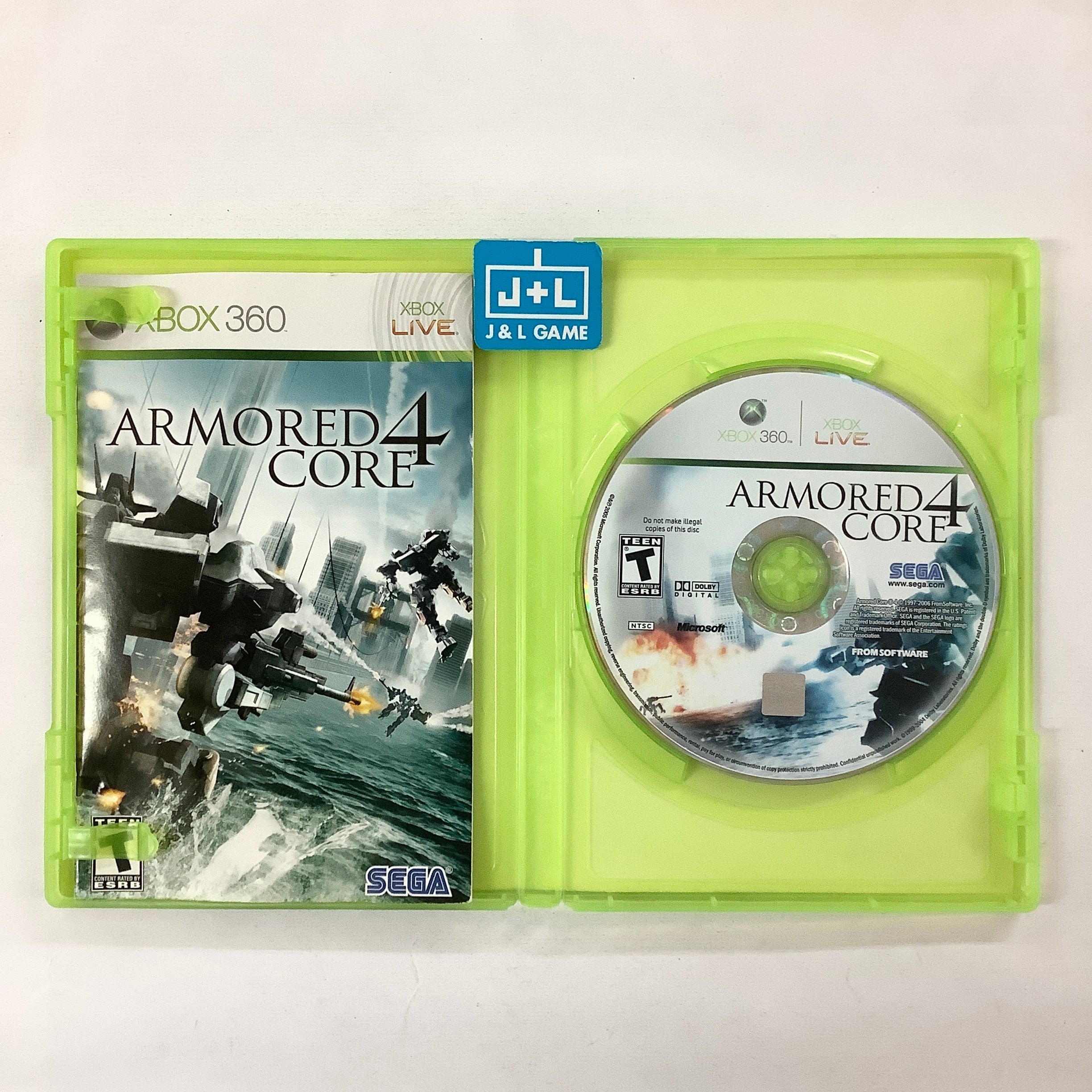 Armored Core 4 - Xbox 360 [Pre-Owned] Video Games Sega   