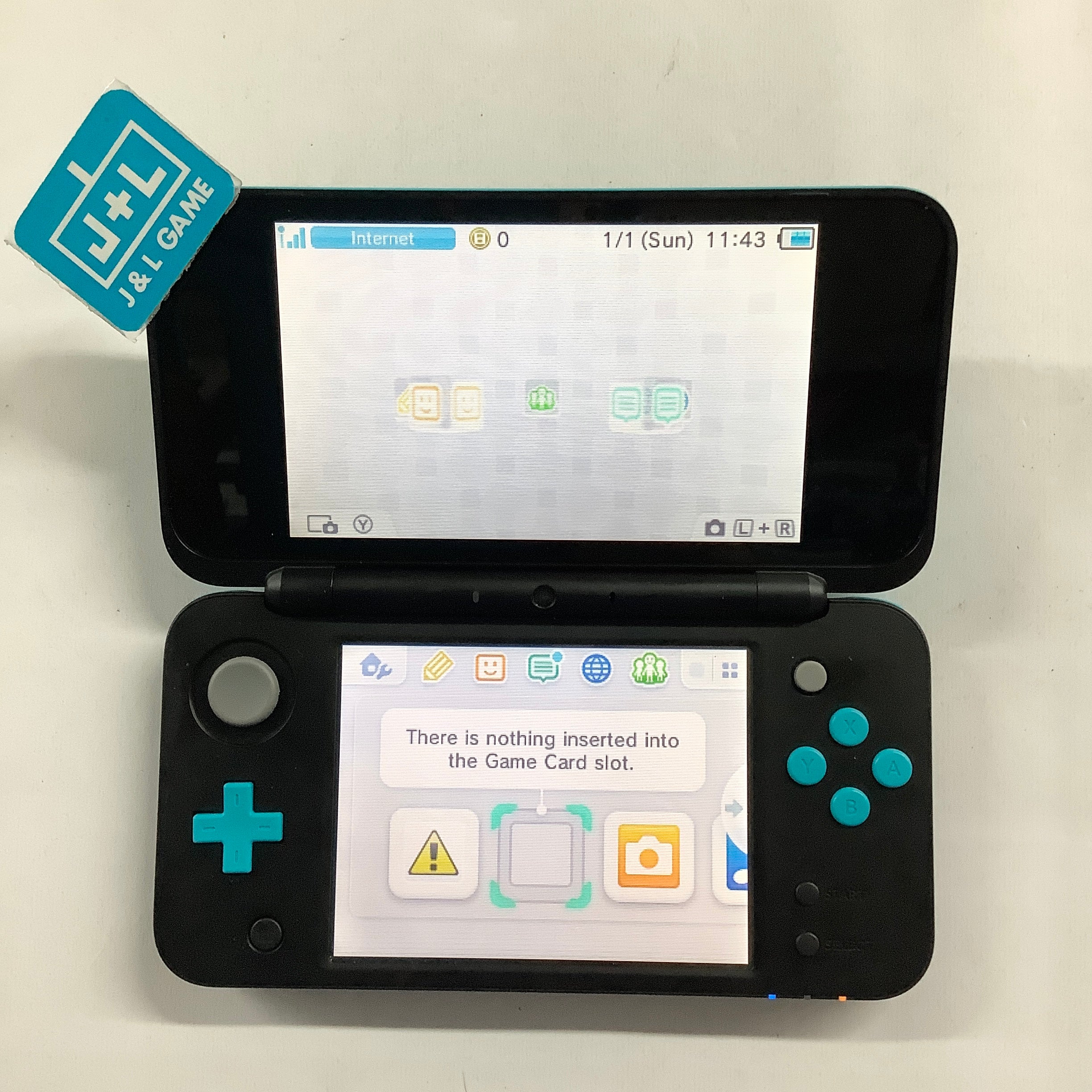 New Nintendo 2DS XL Console (Black + Turquoise) - Nintendo 3DS [Pre-Owned] Consoles Nintendo   