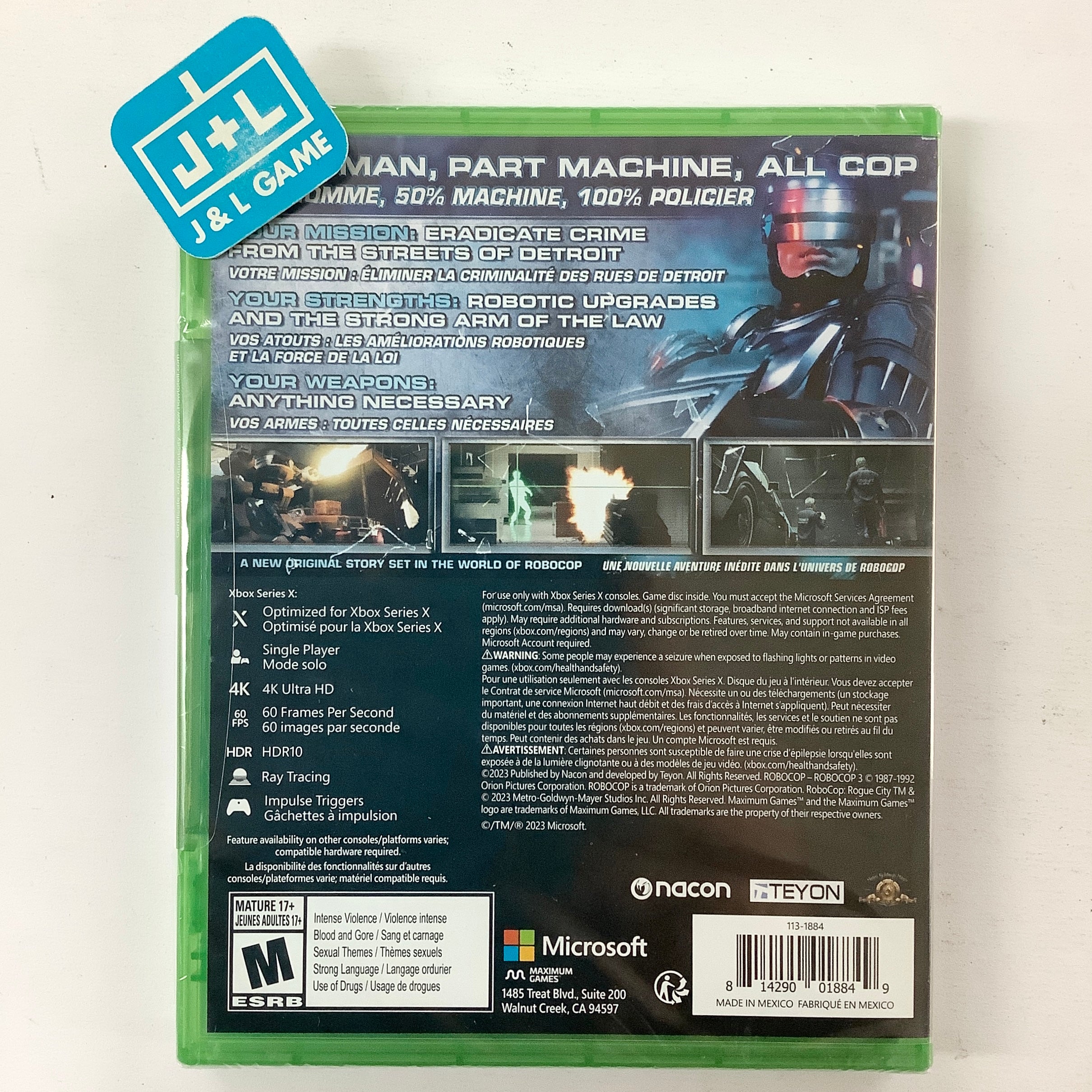 RoboCop: Rogue City - (XSX) Xbox Series X Video Games NACON   