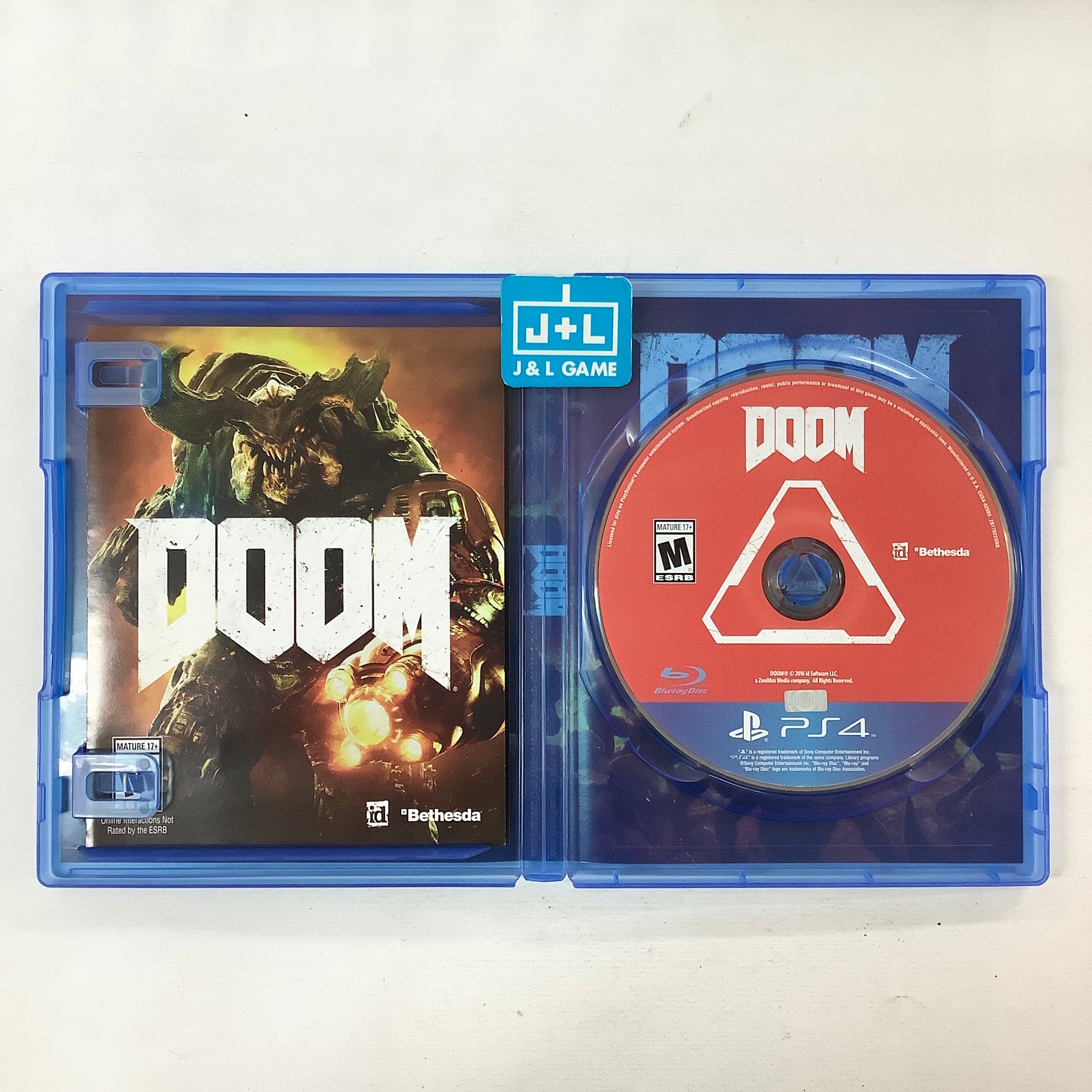 Doom - (PS4) PlayStation 4 [Pre-Owned] Video Games Bethesda   