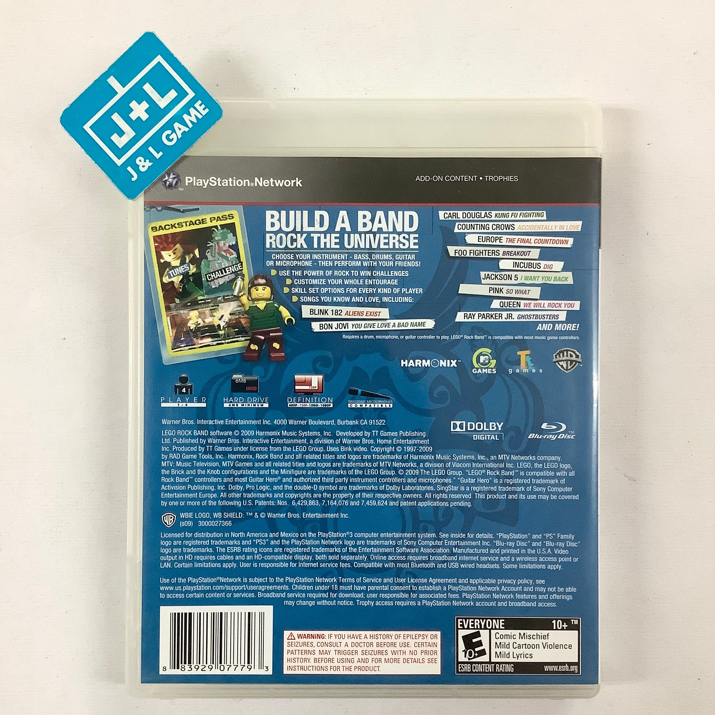 LEGO Rock Band - (PS3) PlayStation 3 [Pre-Owned] Video Games Warner Bros. Interactive Entertainment