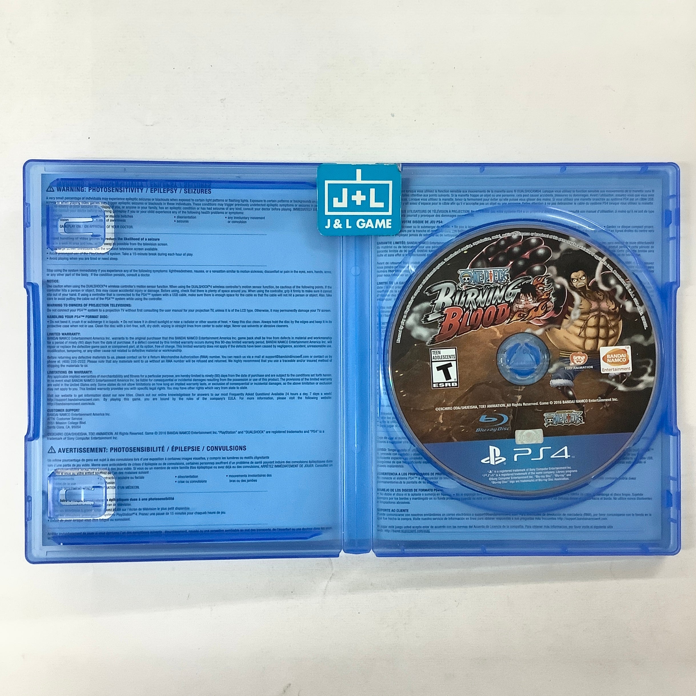 One Piece: Burning Blood - (PS4) PlayStation 4 [Pre-Owned] Video Games Bandai Namco Games