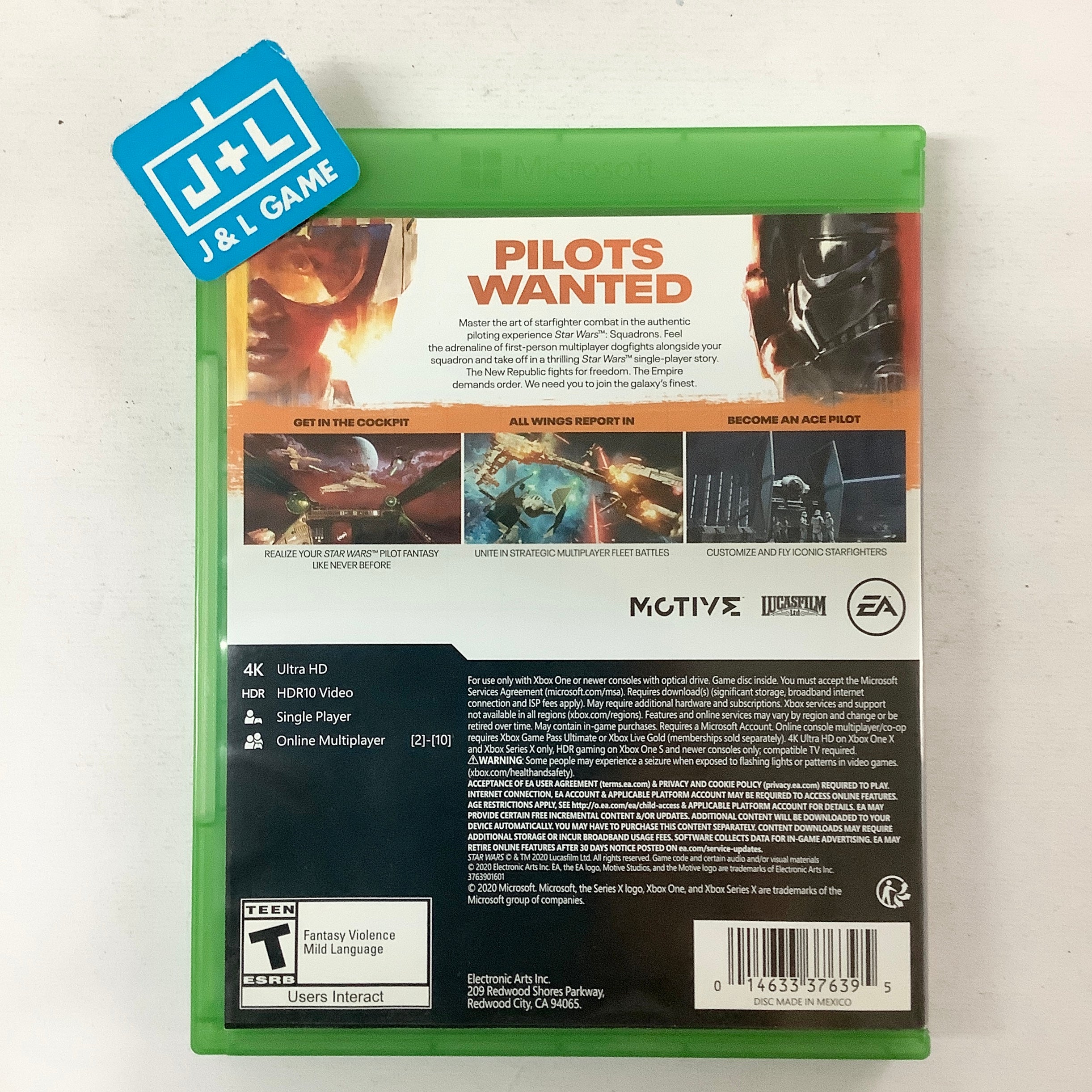 Star Wars: Squadrons -  (XSX) Xbox Series X [Pre-Owned] Video Games Electronic Arts   