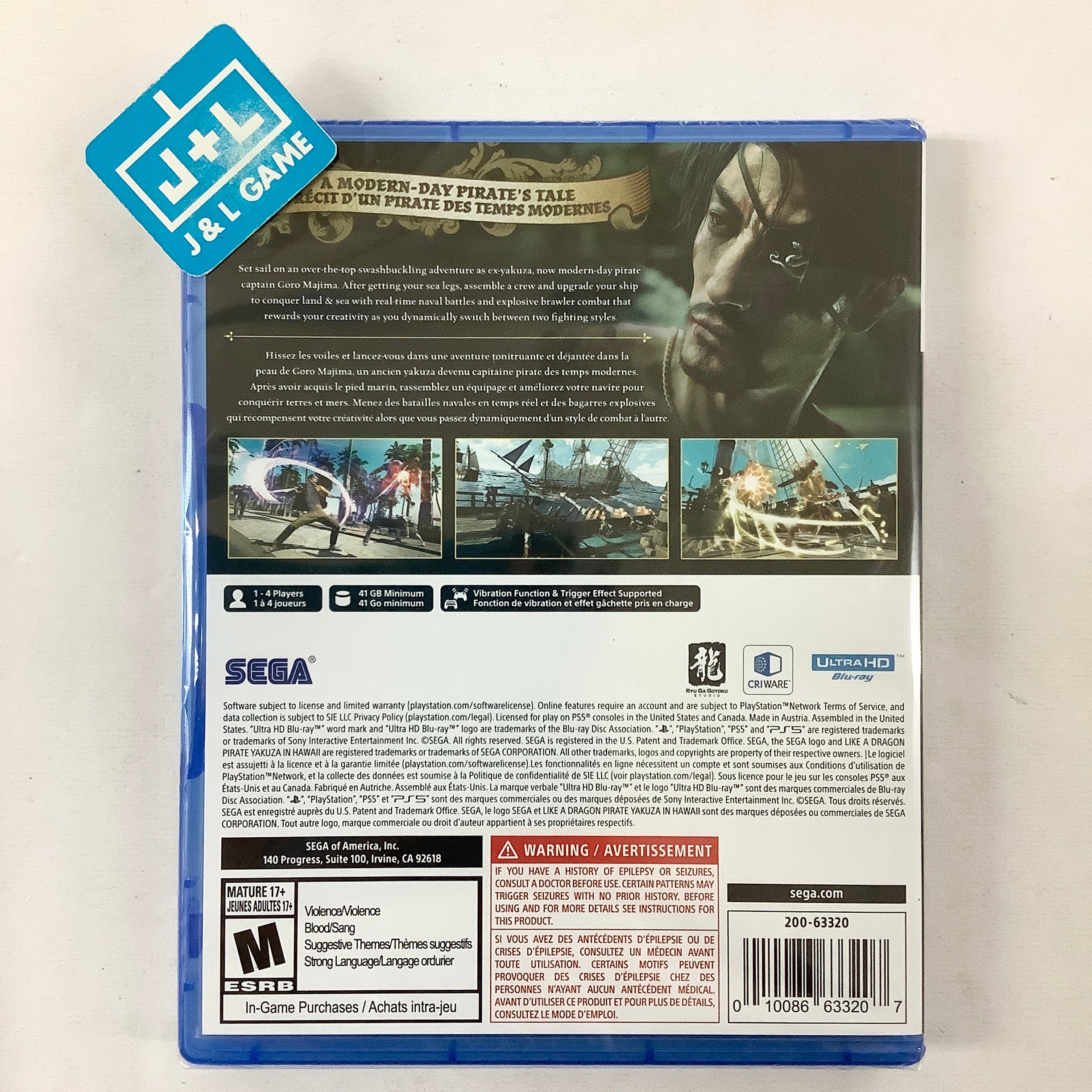 Like a Dragon: Pirate Yakuza in Hawaii - (PS5) PlayStation 5 Video Games SEGA