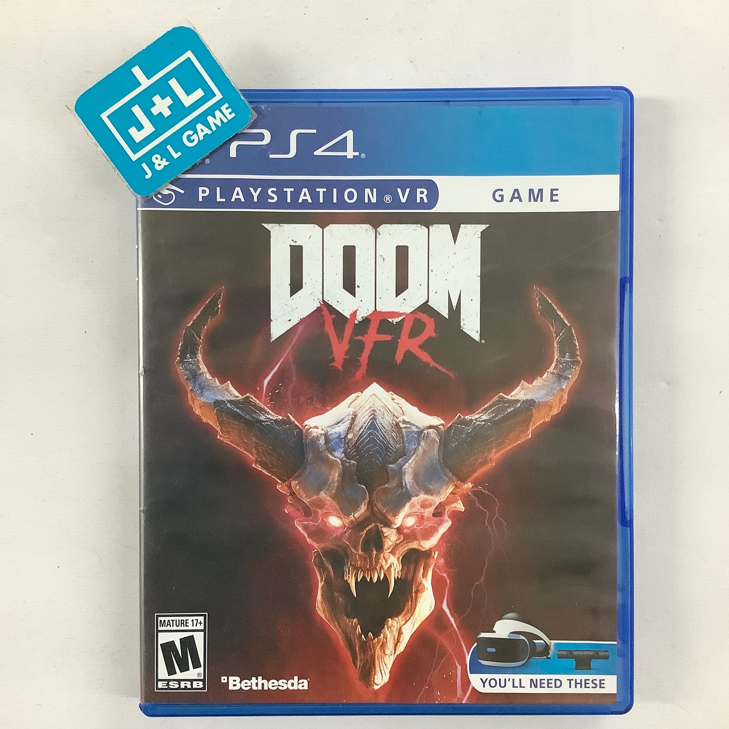 DOOM VFR (PlayStation VR) - (PS4) PlayStation 4 [Pre-Owned] Electronics Bethesda Softworks   