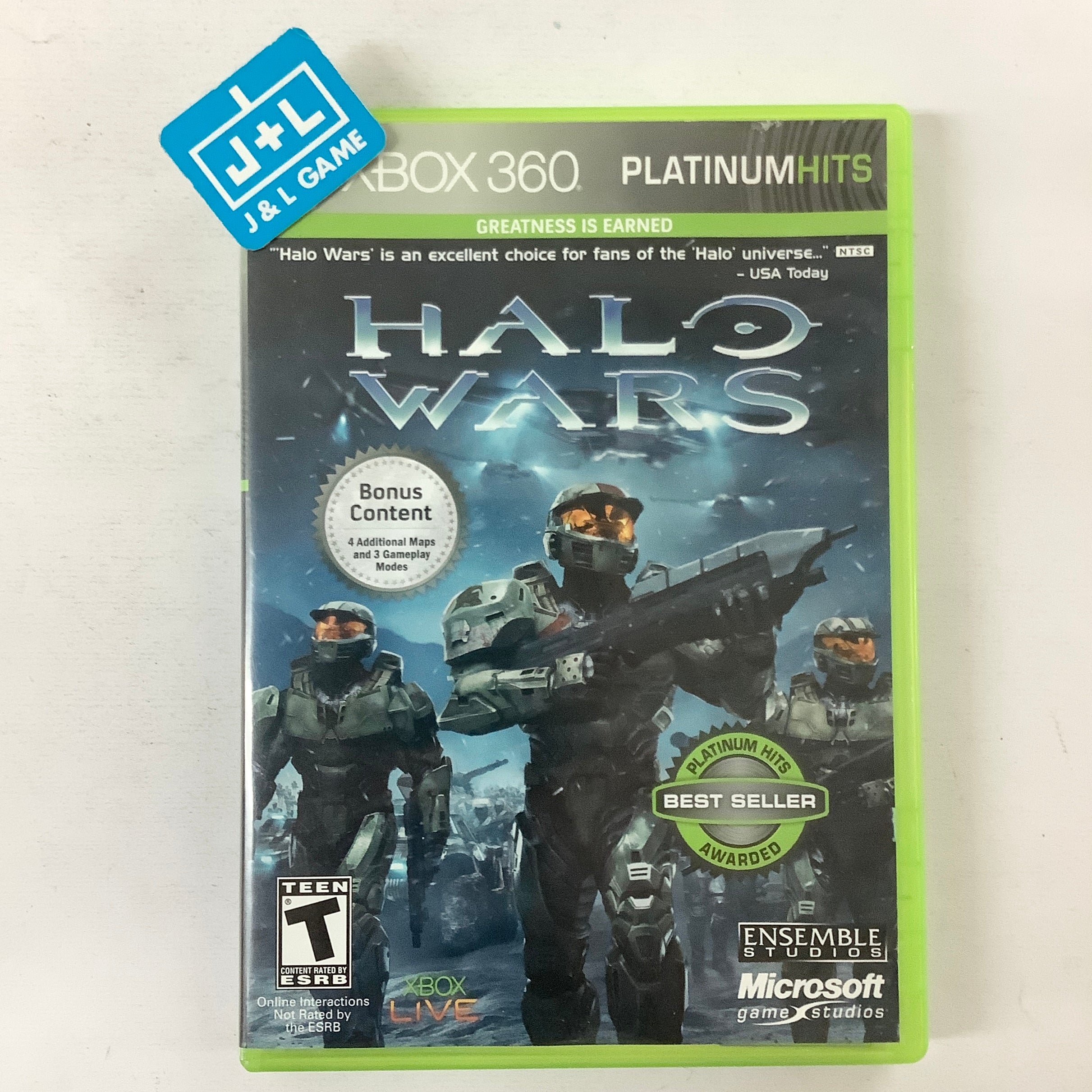 Halo Wars (Platinum Hits) - Xbox 360 [Pre-Owned] Video Games Microsoft   