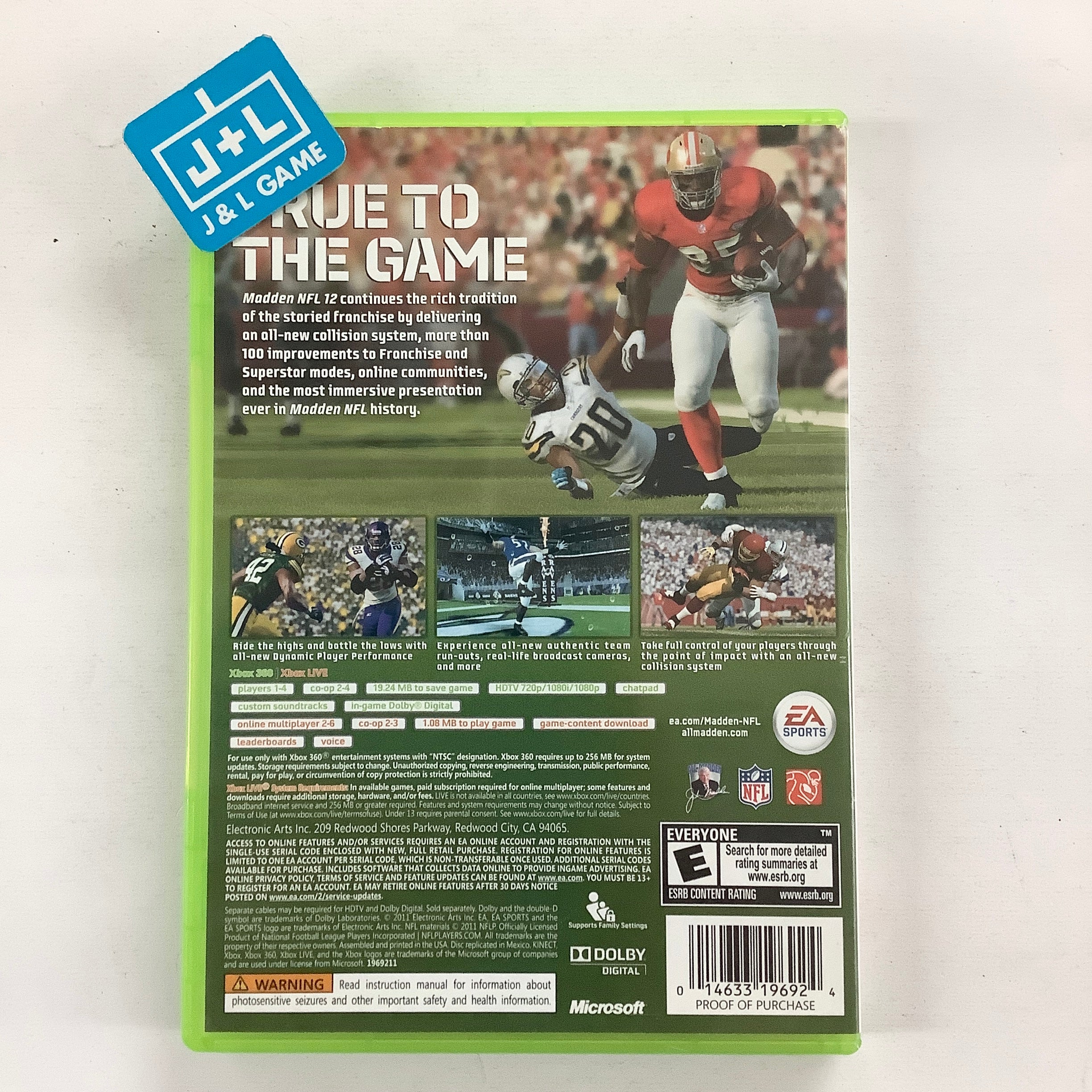 Madden NFL 2006, disc and popular instruction manual