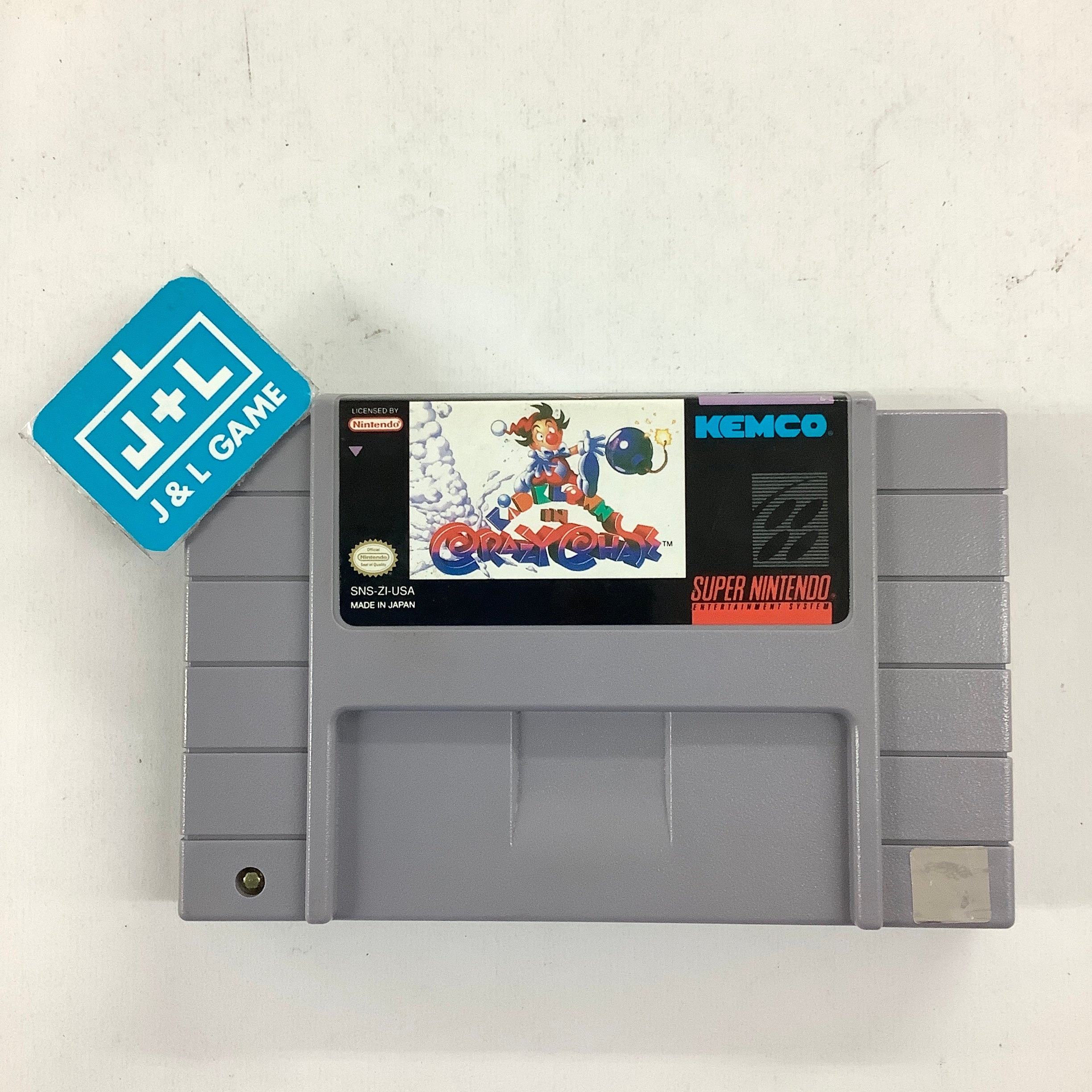 Kid Klown in Crazy Chase - (SNES) Super Nintendo [Pre-Owned] Video Games Kemco   