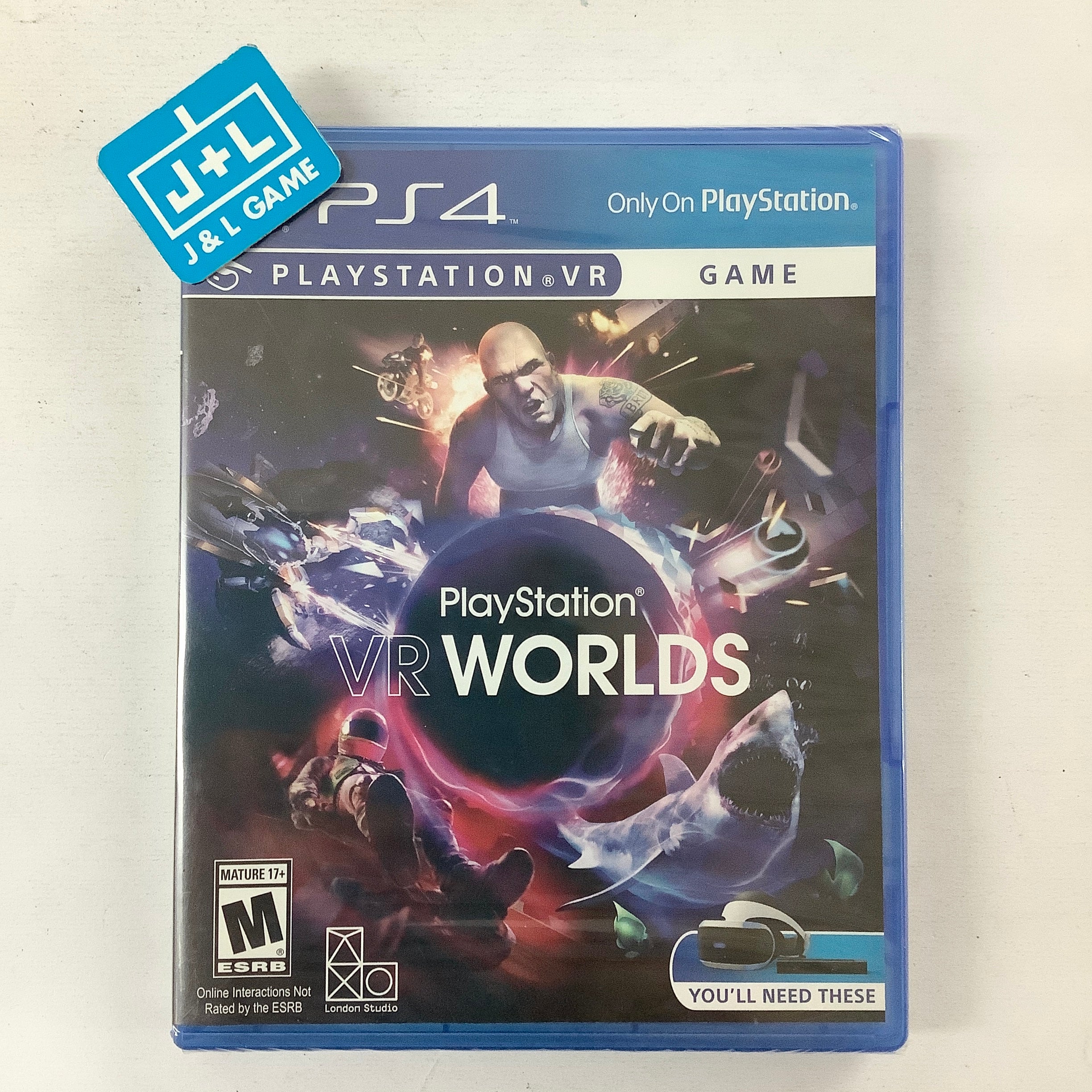 PlayStation VR Worlds - (PS4) PlayStation 4 Video Games Sony Interactive Entertainment   