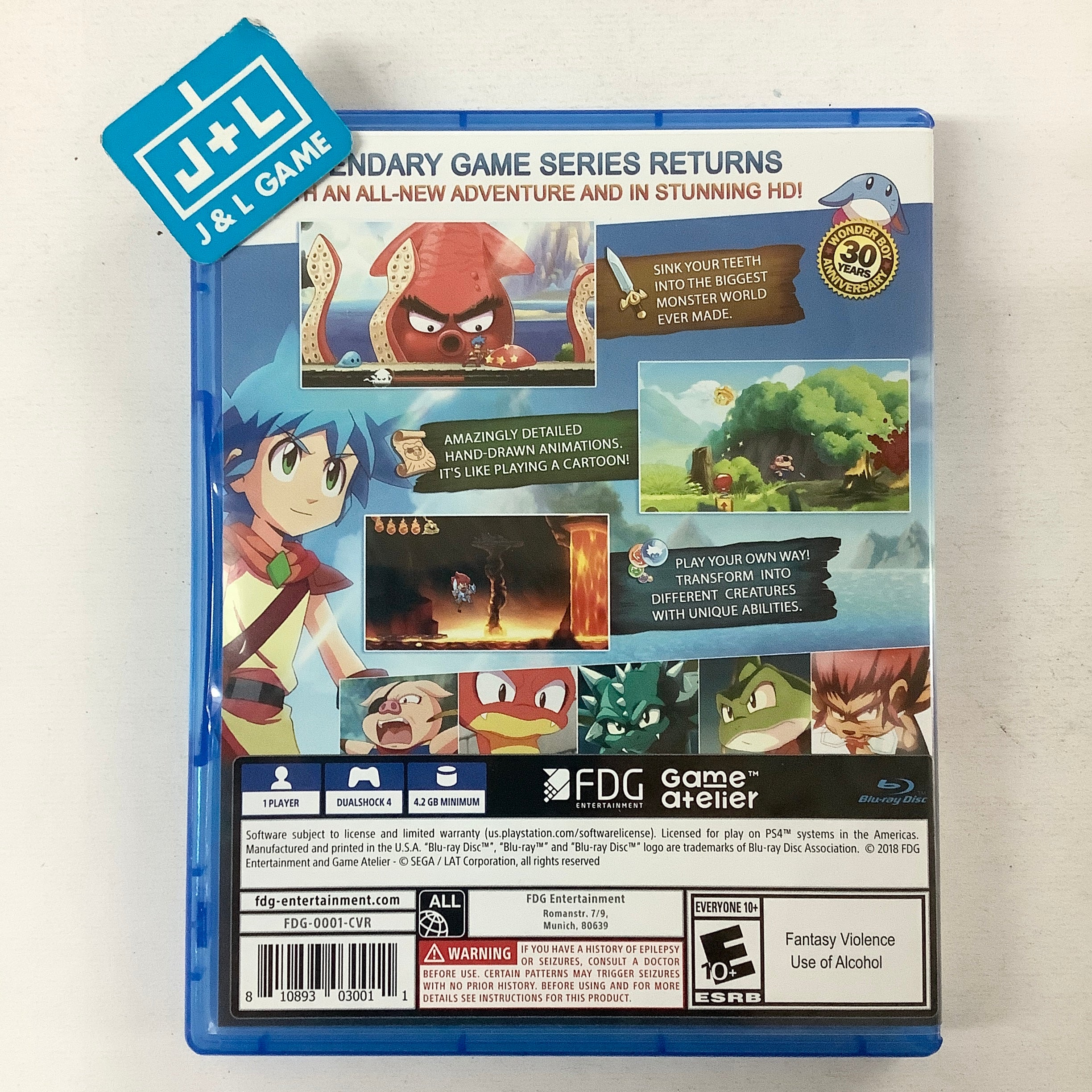 Monster Boy and the Cursed Kingdom - (PS4) PlayStation 4 [Pre-Owned] Video Games FDG Entertainment