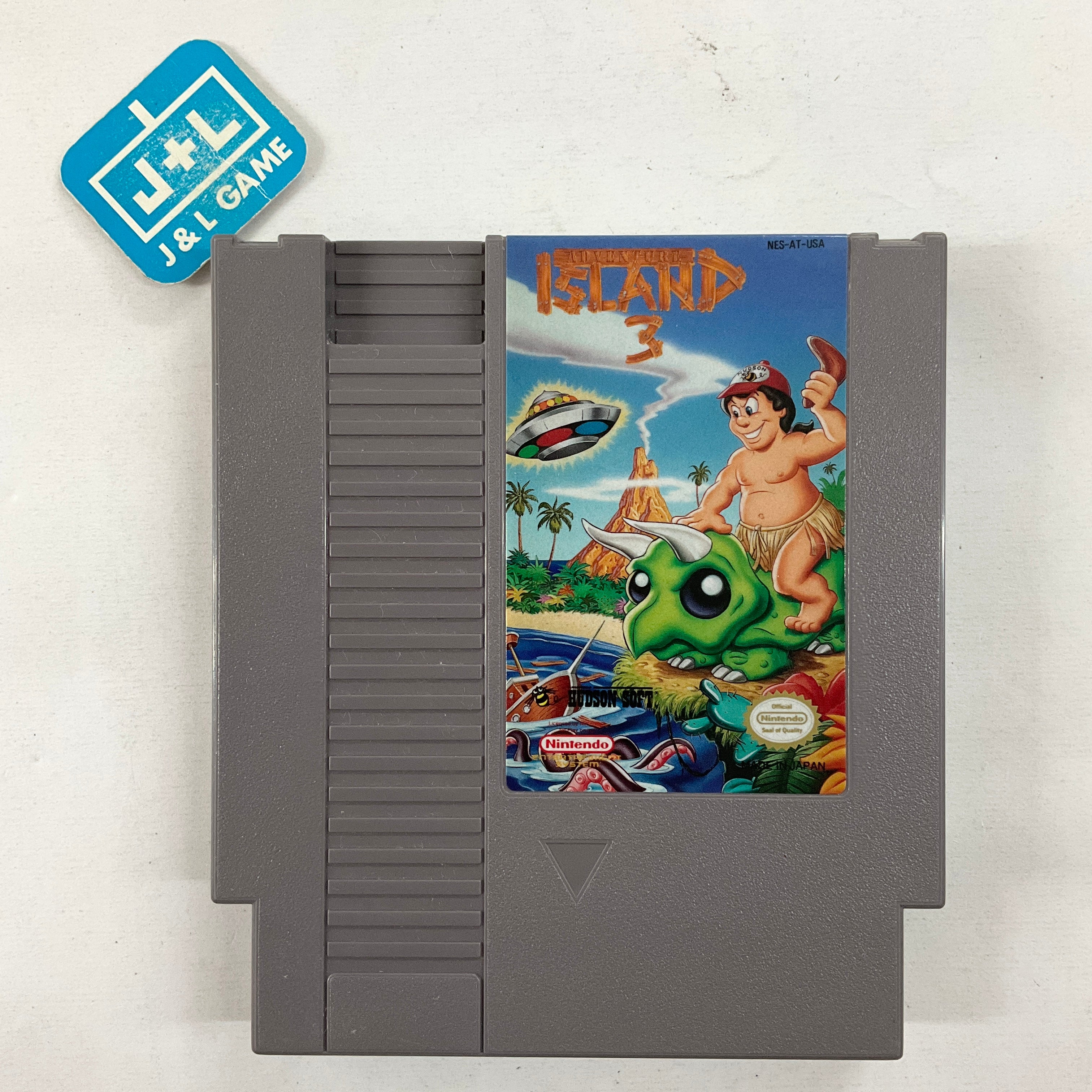 Adventure Island 3 - (NES) Nintendo Entertainment System [Pre-Owned] Video Games Hudson   