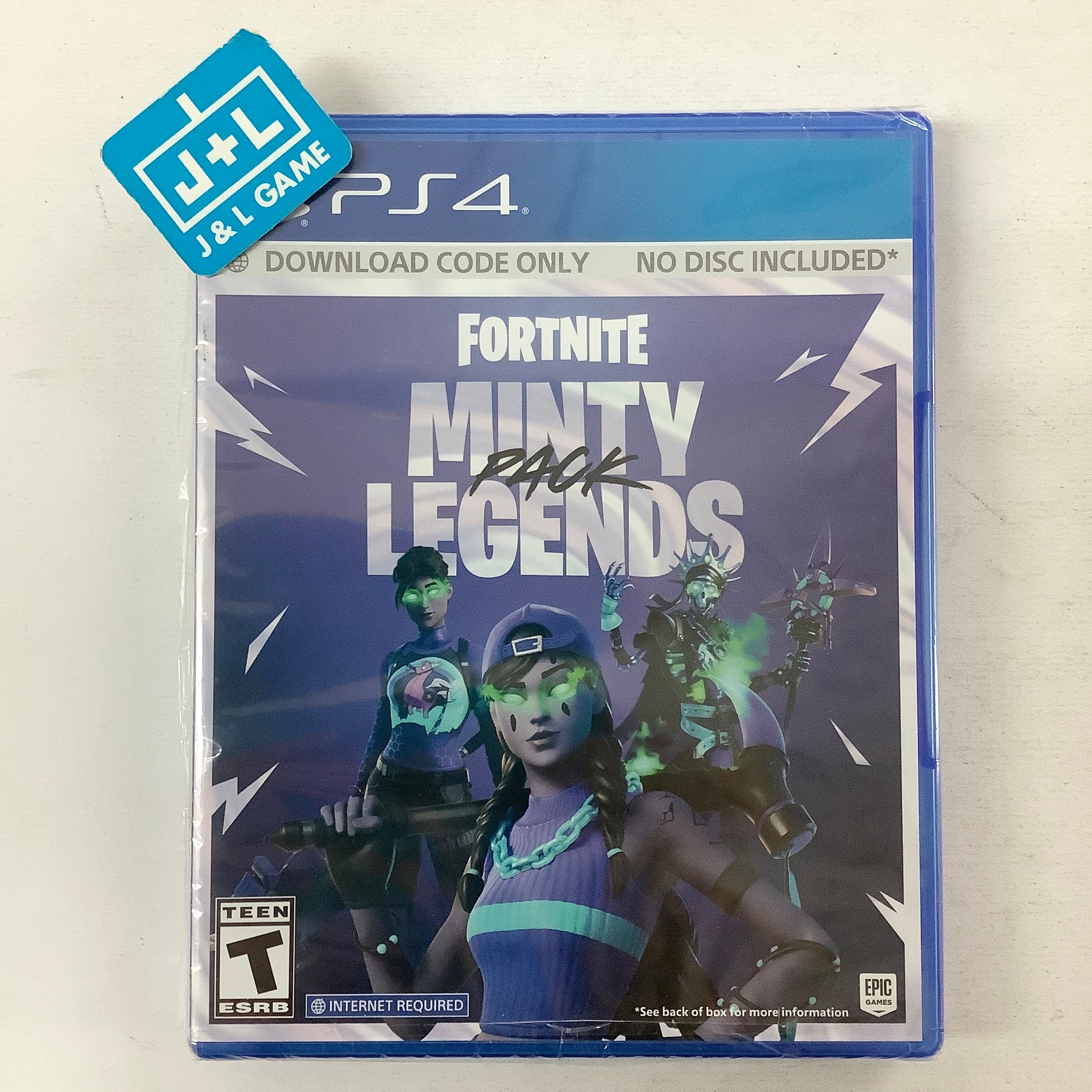 Fortnite Minty Legends Pack - (PS4) PlayStation 4 Video Games Epic Games   