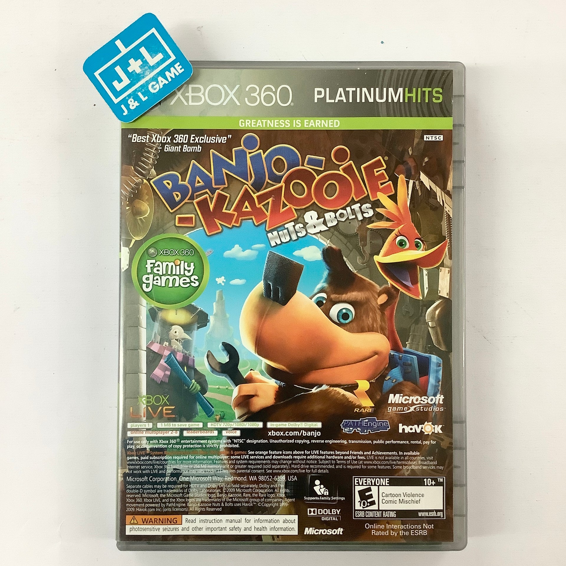 Banjo-Kazooie: Nuts & Bolts / Viva Pinata Combo Pack (Platinum Hits) - |  J&L Game