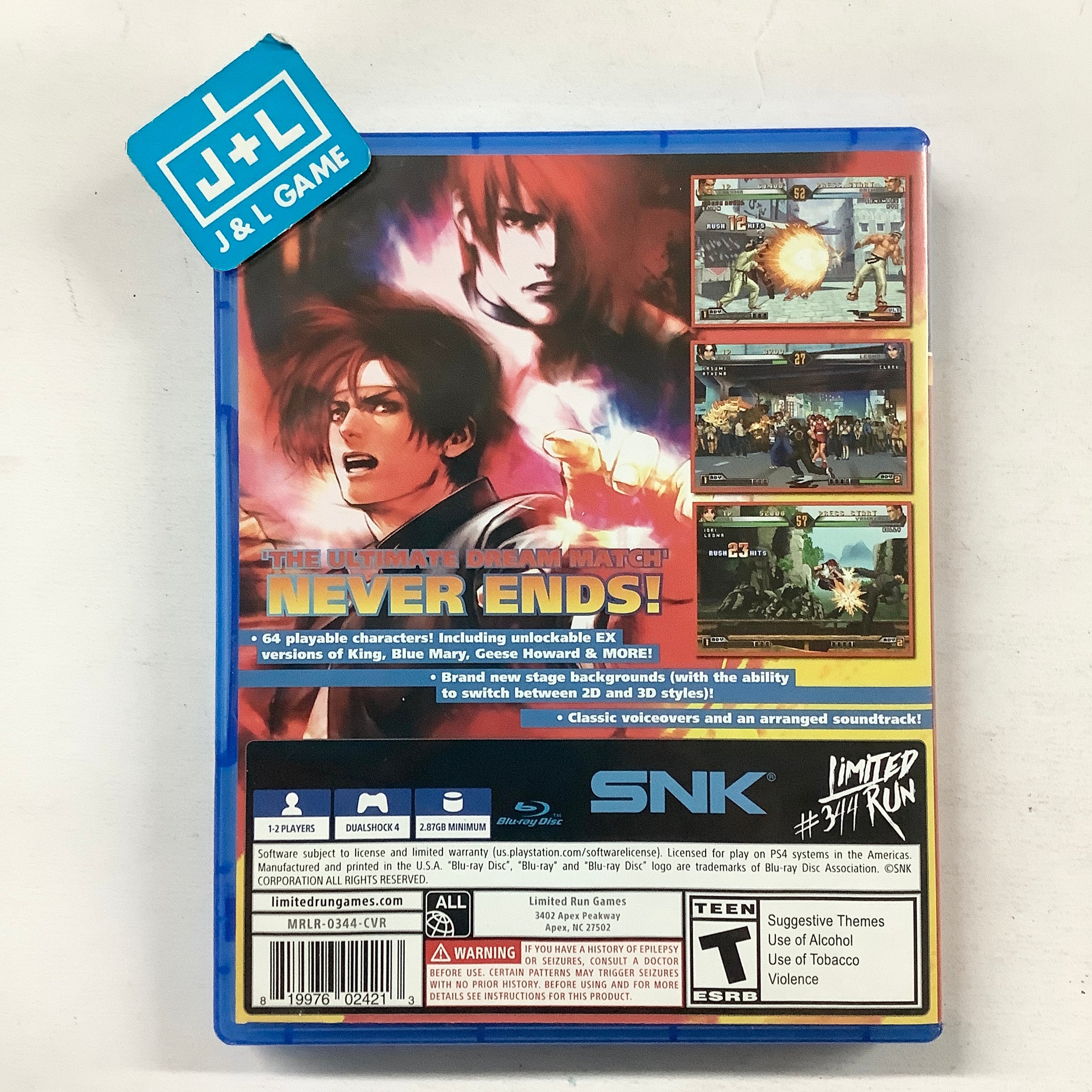 The King of Fighters '98 Ultimate Match (Limited Run #344) - (PS4) PlayStation 4 [Pre-Owned] Video Games Limited Run Games