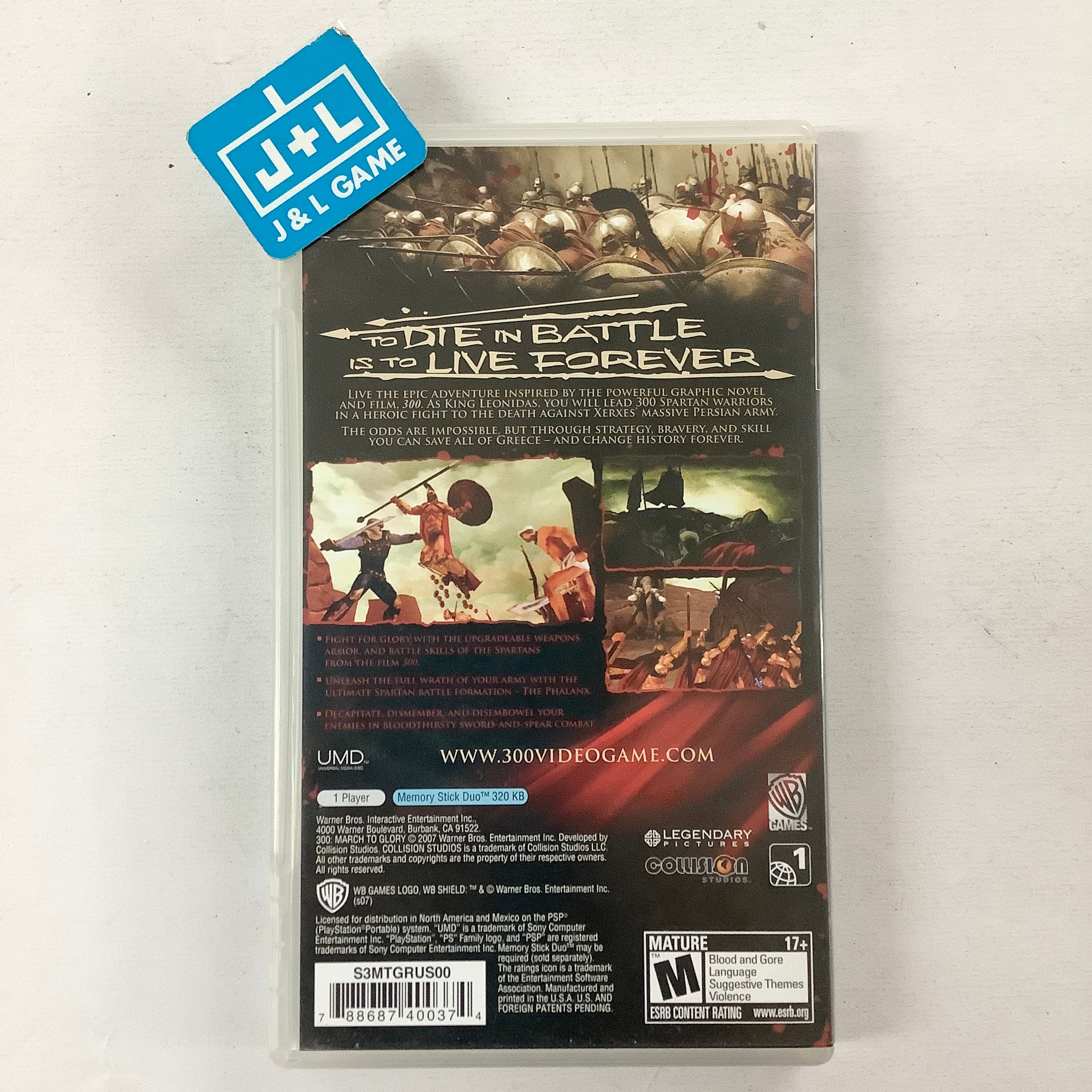 300: March to Glory - Sony PSP [Pre-Owned] Video Games WB Games