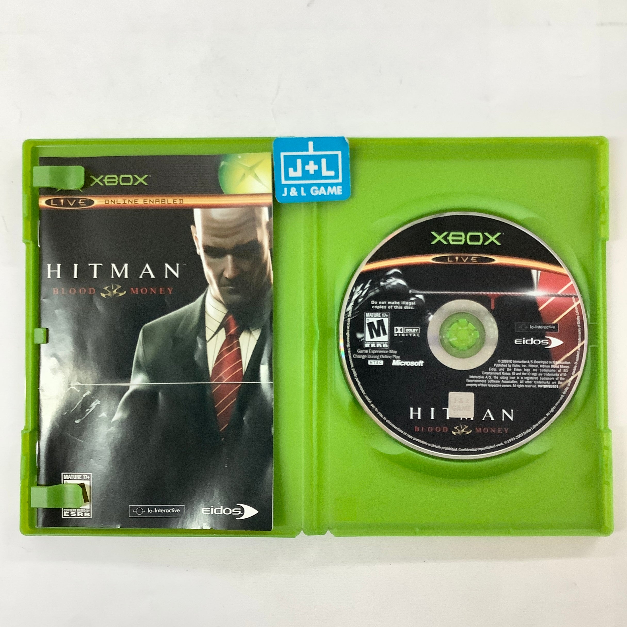 Hitman: Blood Money - (XB) Xbox [Pre-Owned] Video Games Eidos Interactive   