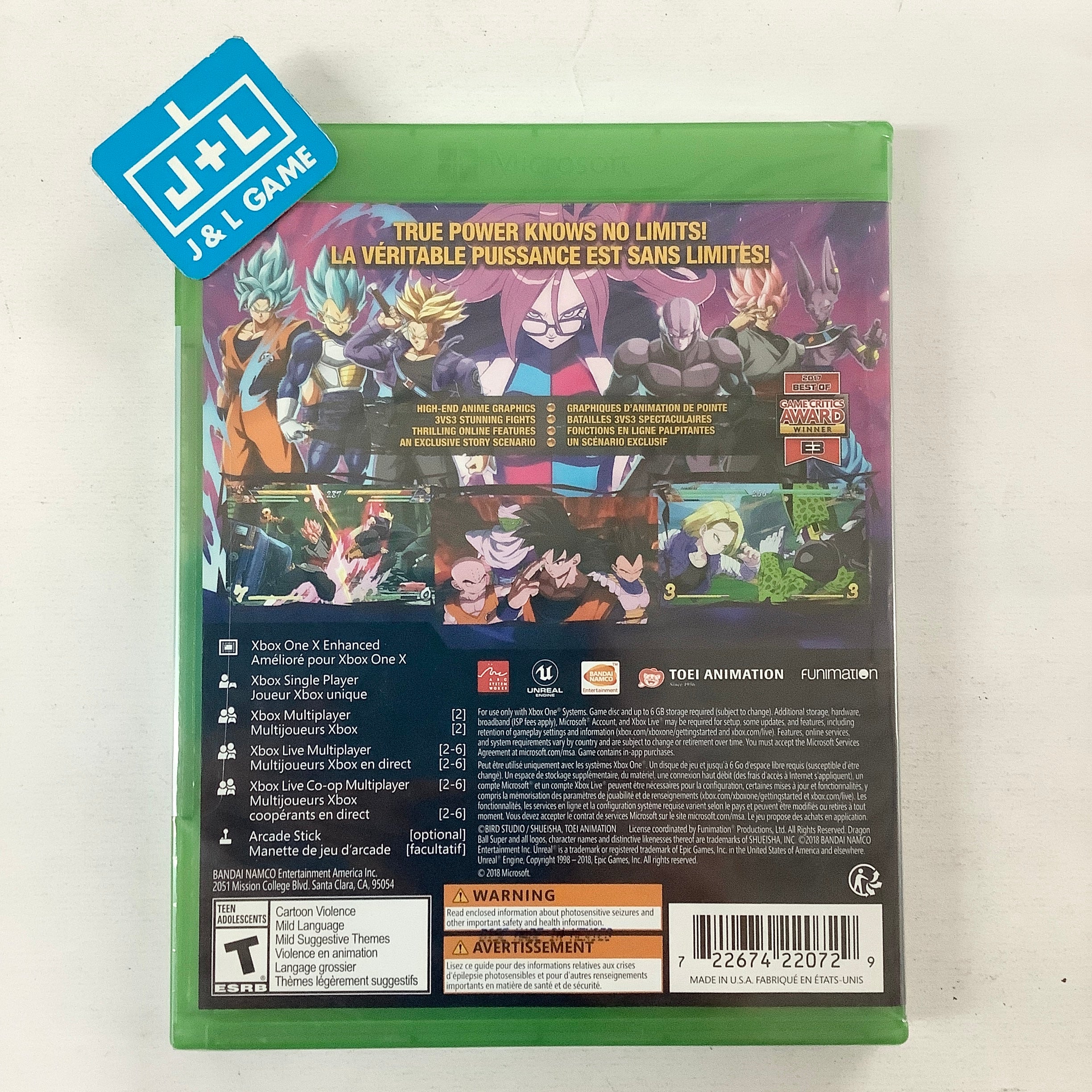 Dragon Ball Fighterz - (XB1) Xbox One Video Games BANDAI NAMCO Entertainment   