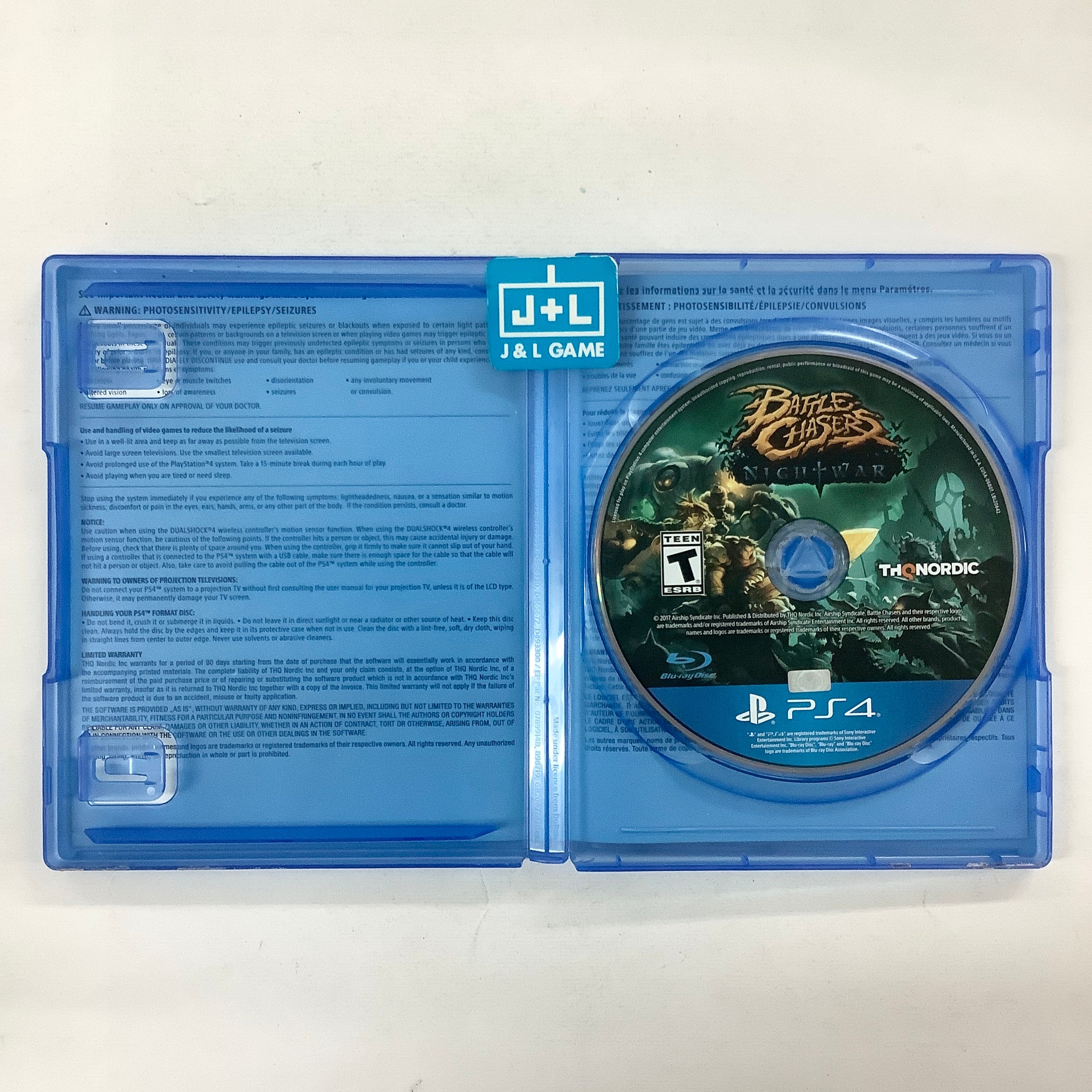 Battle Chasers: Nightwar - (PS4) PlayStation 4 [Pre-Owned] Video Games THQ Nordic   