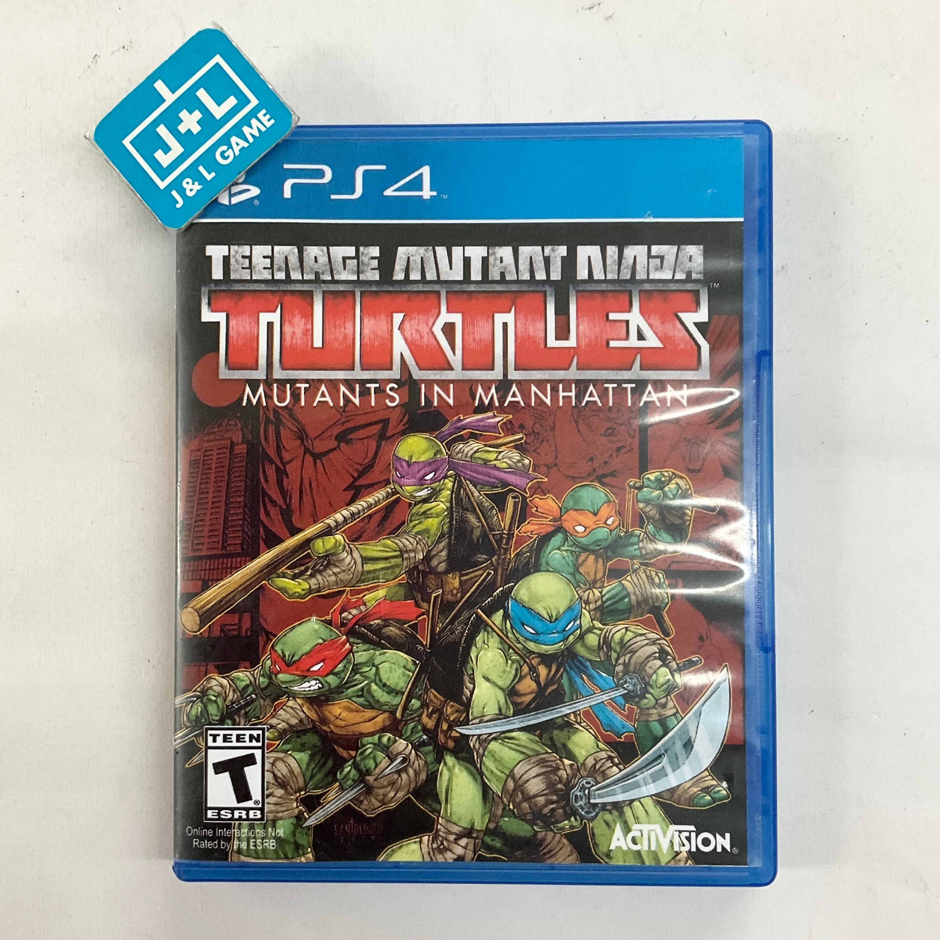 Teenage Mutant Ninja Turtles: Mutants in Manhattan - (PS4) PlayStation 4 [Pre-Owned] Video Games Activision