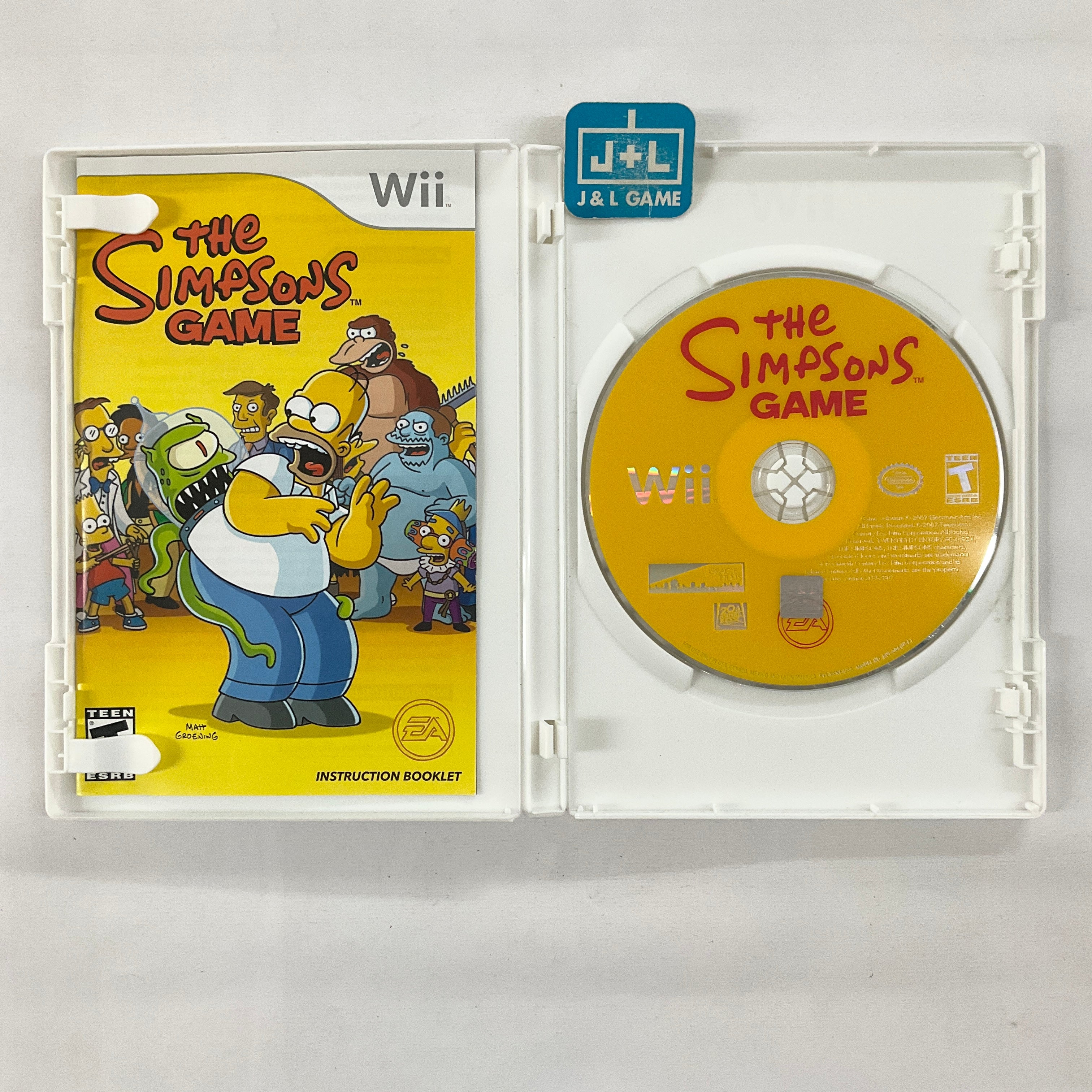 The Simpsons Game - Nintendo Wii [Pre-Owned] Video Games Electronic Arts   