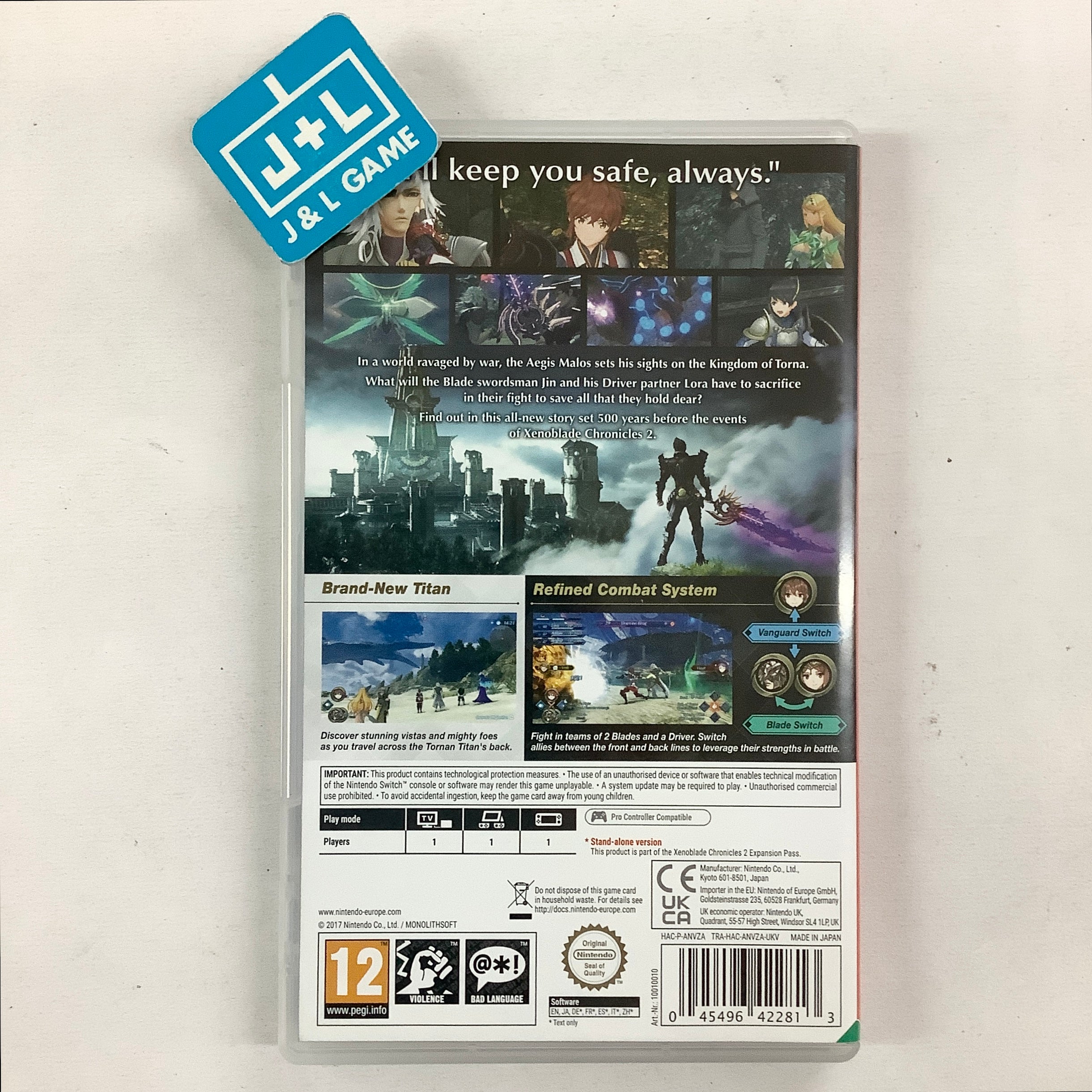 Xenoblade Chronicles 2: Torna - The Golden Country - (NSW) Nintendo Switch [Pre-Owned] (European Import) Video Games Nintendo