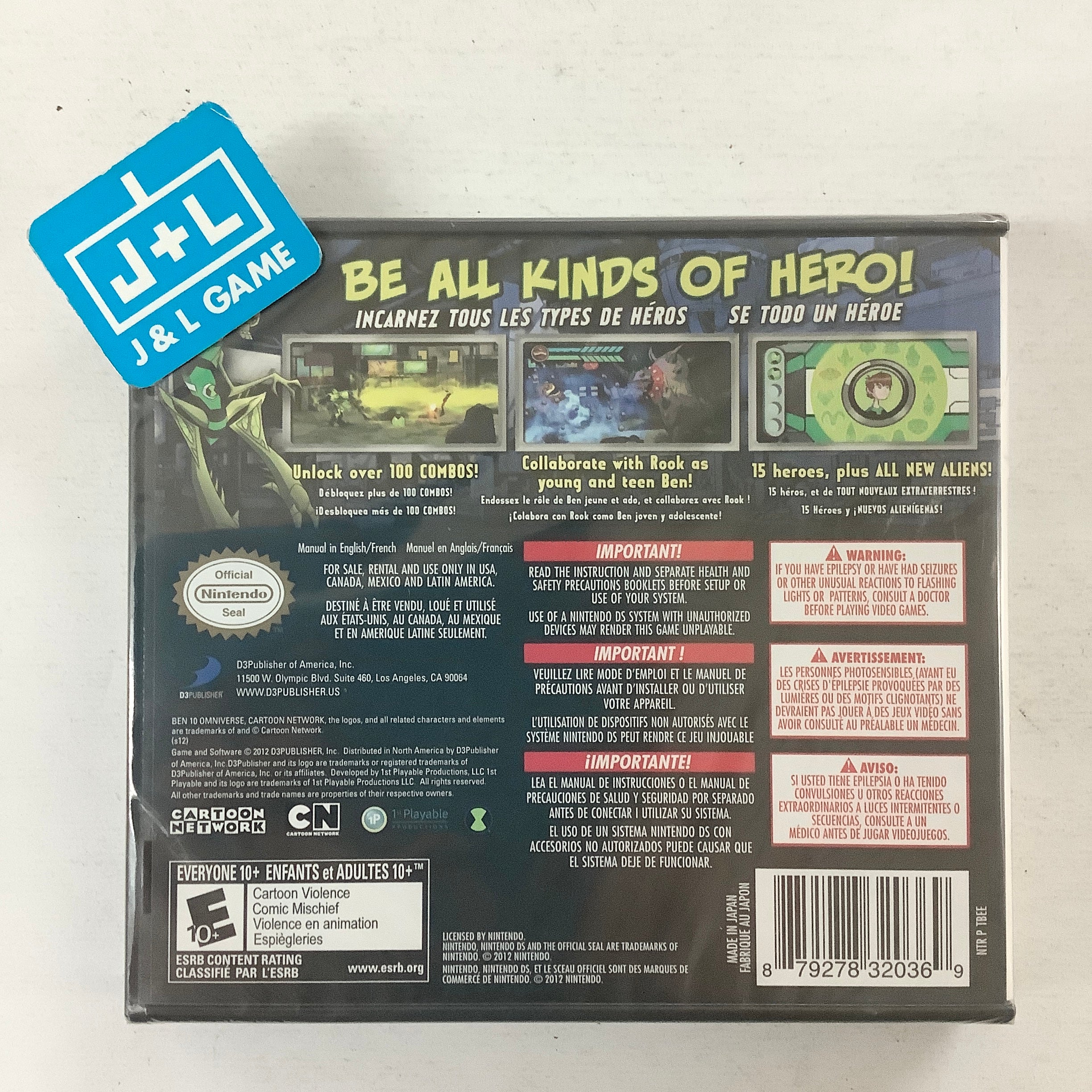 Ben 10: Omniverse - (NDS) Nintendo DS Video Games D3Publisher   