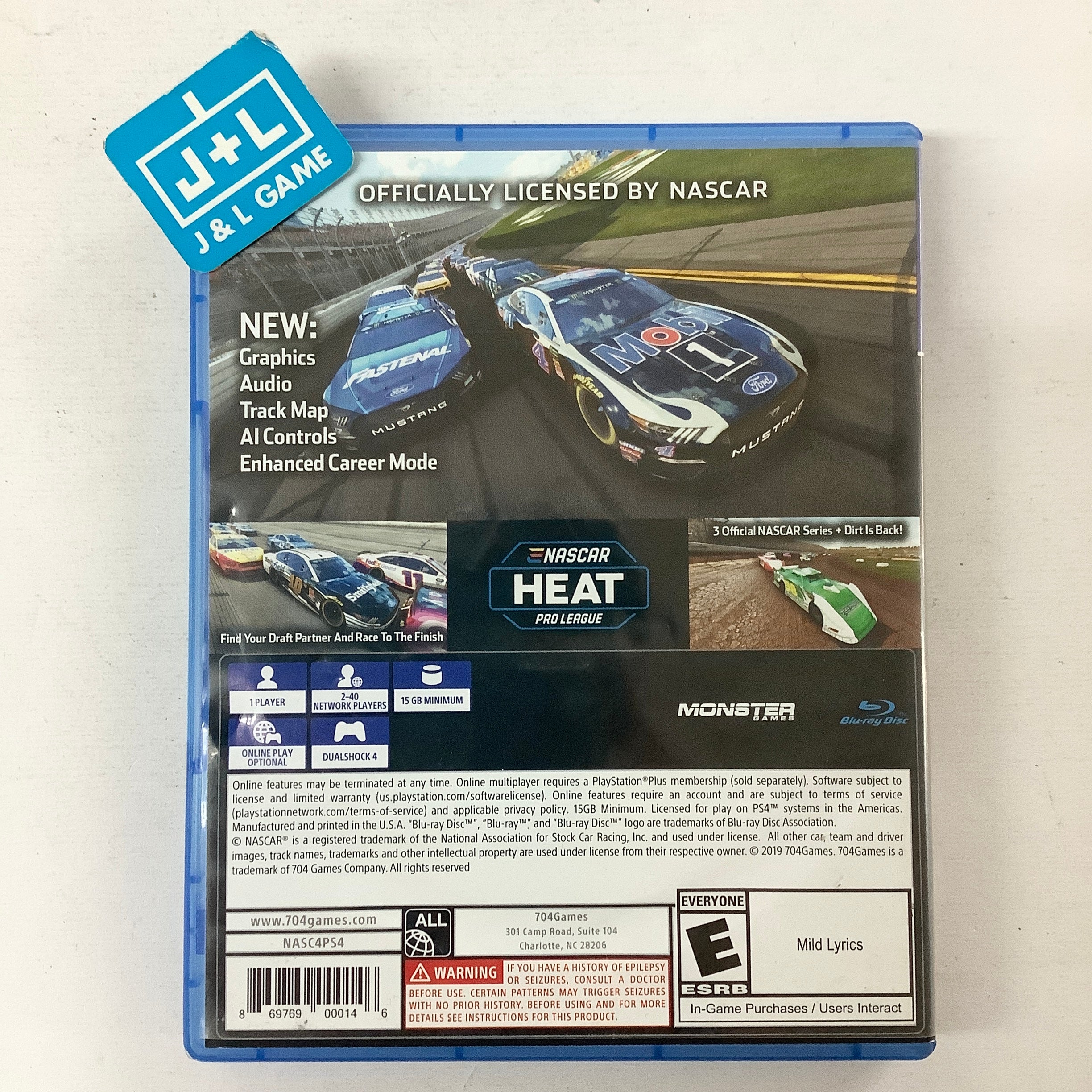 NASCAR Heat 4 - (PS4) PlayStation 4 [Pre-Owned] Video Games 704 Games