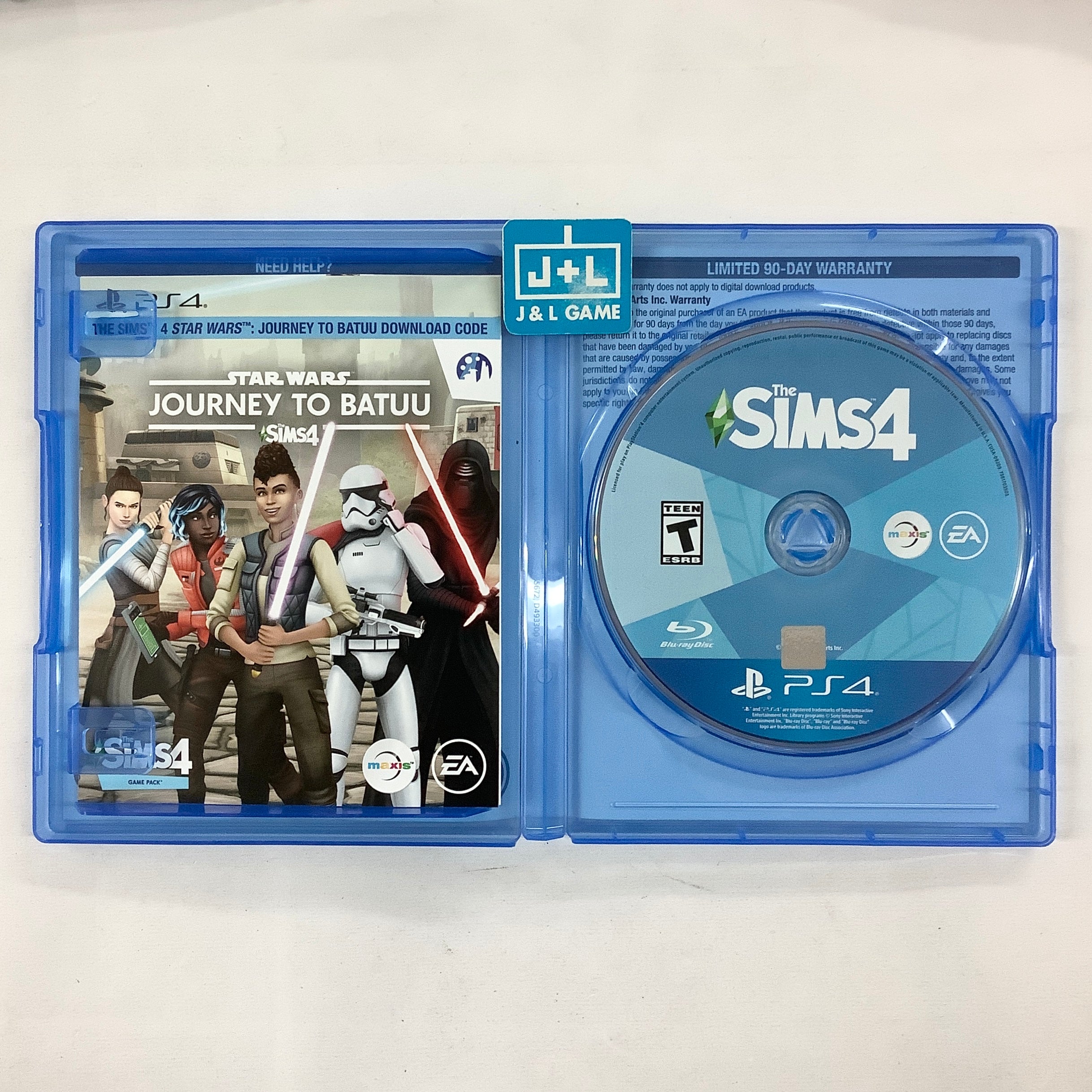 The Sims 4 Plus Star Wars Journey to Batuu Bundle - (PS4) PlayStation 4 [Pre-Owned] Video Games Electronic Arts