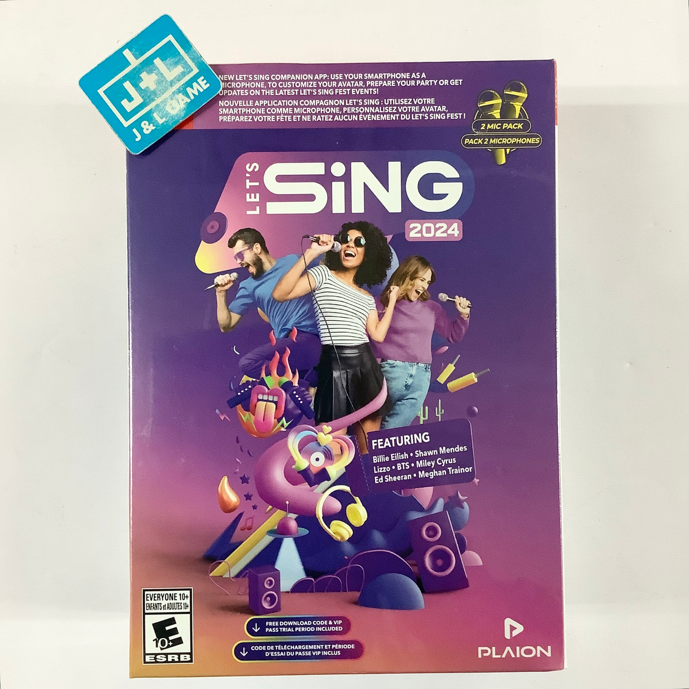 Let's Sing 2024 2 Micro Edition Spéciale Nintendo Switch sur